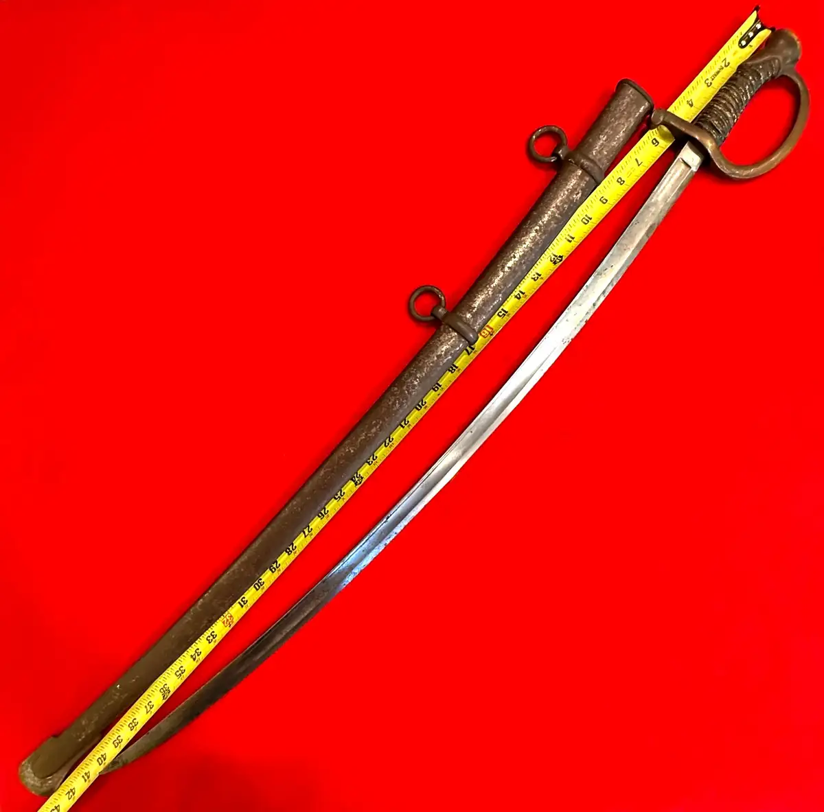 US Civil War M1840 Light Artillery Saber - View 3