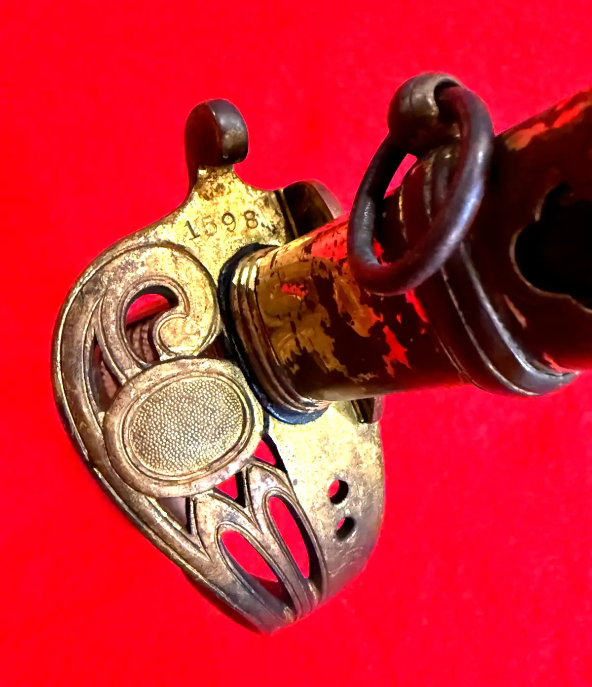 Thai Pattern Elephant Head Dress Sword - 16