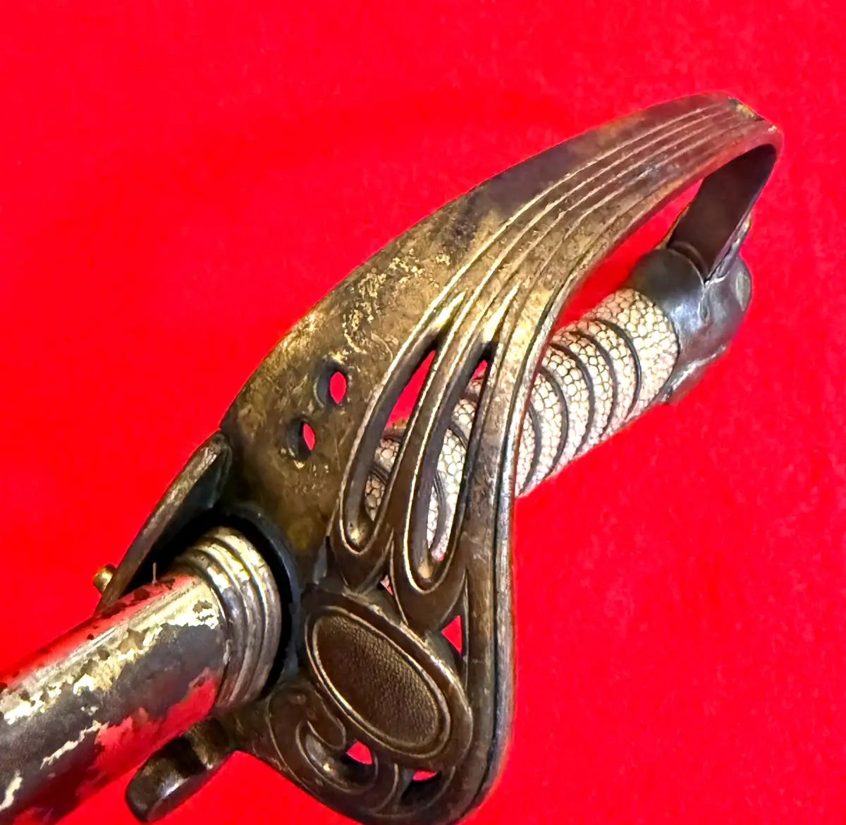 Thai Pattern Elephant Head Dress Sword - 17