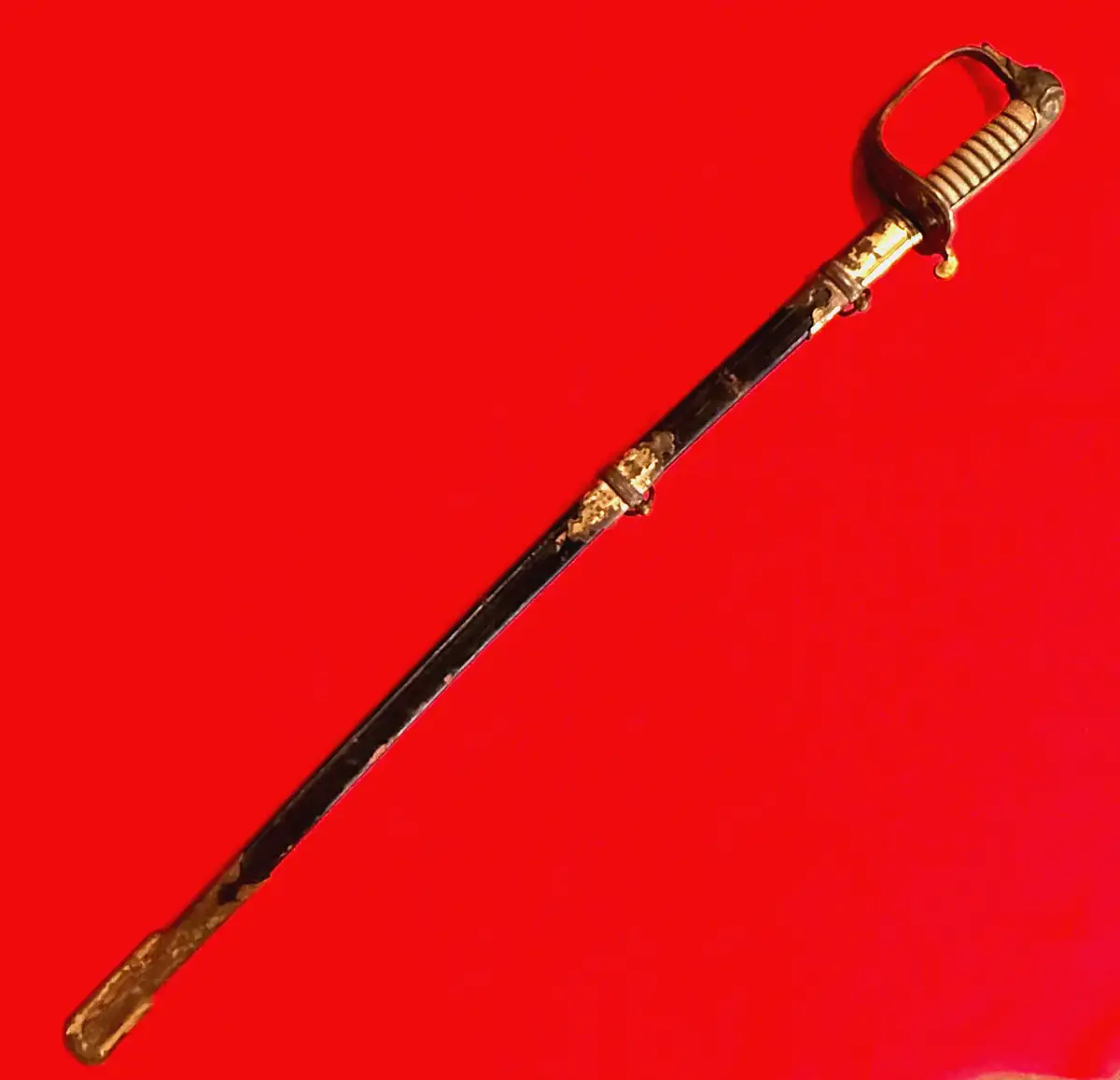 Thai Pattern Elephant Head Dress Sword - 2