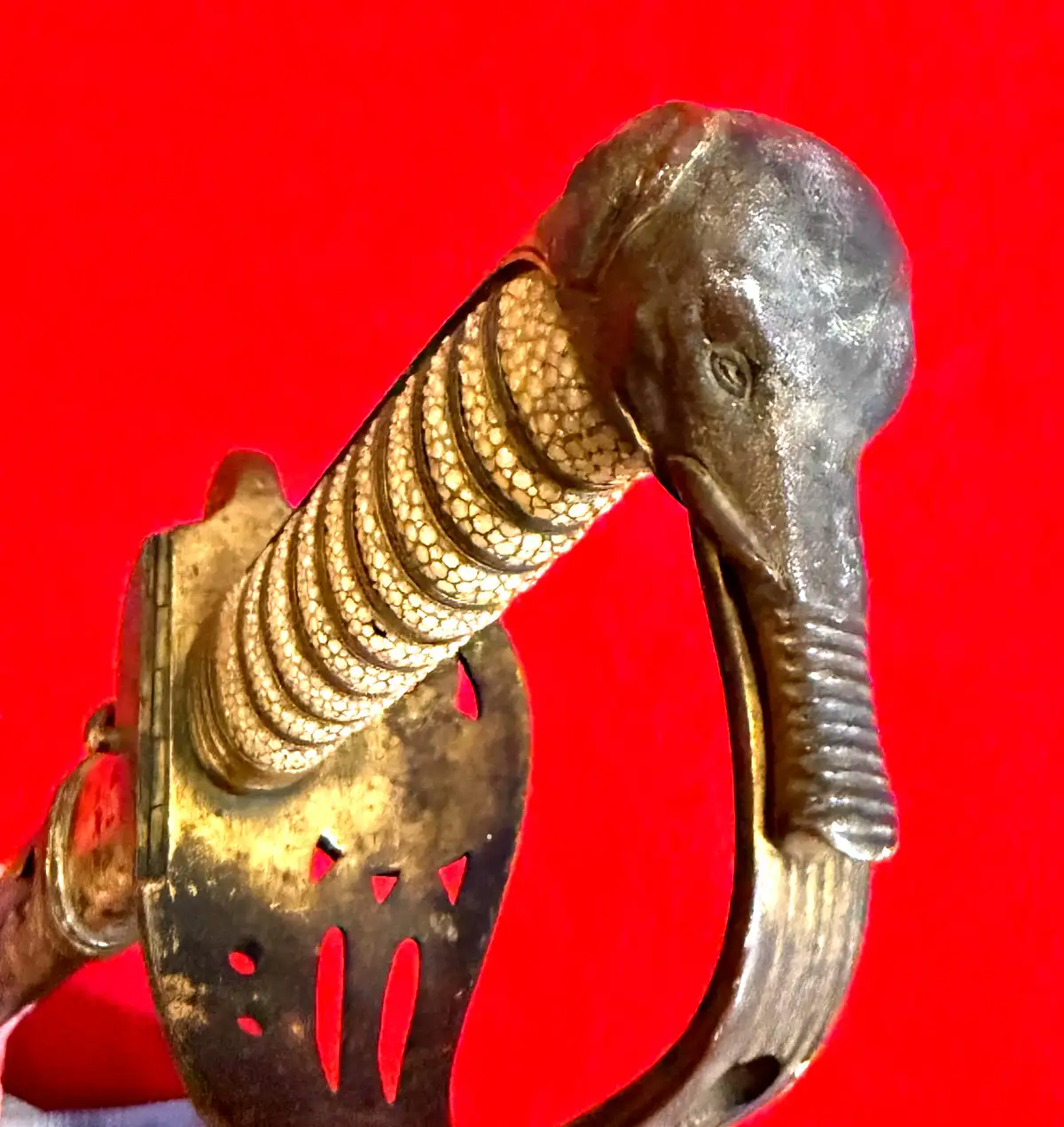 Thai Pattern Elephant Head Dress Sword - 20