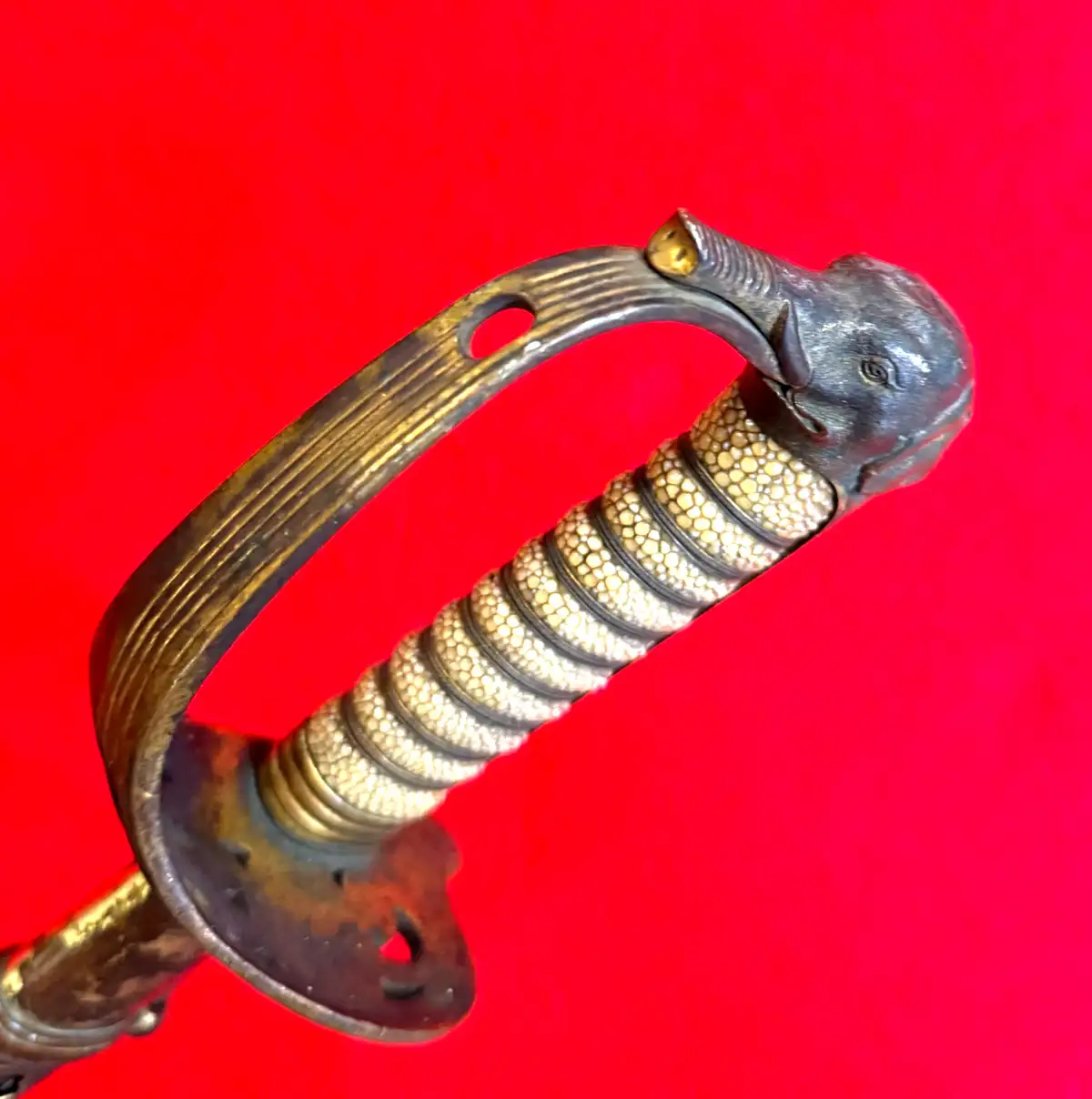 Thai Pattern Elephant Head Dress Sword - 23