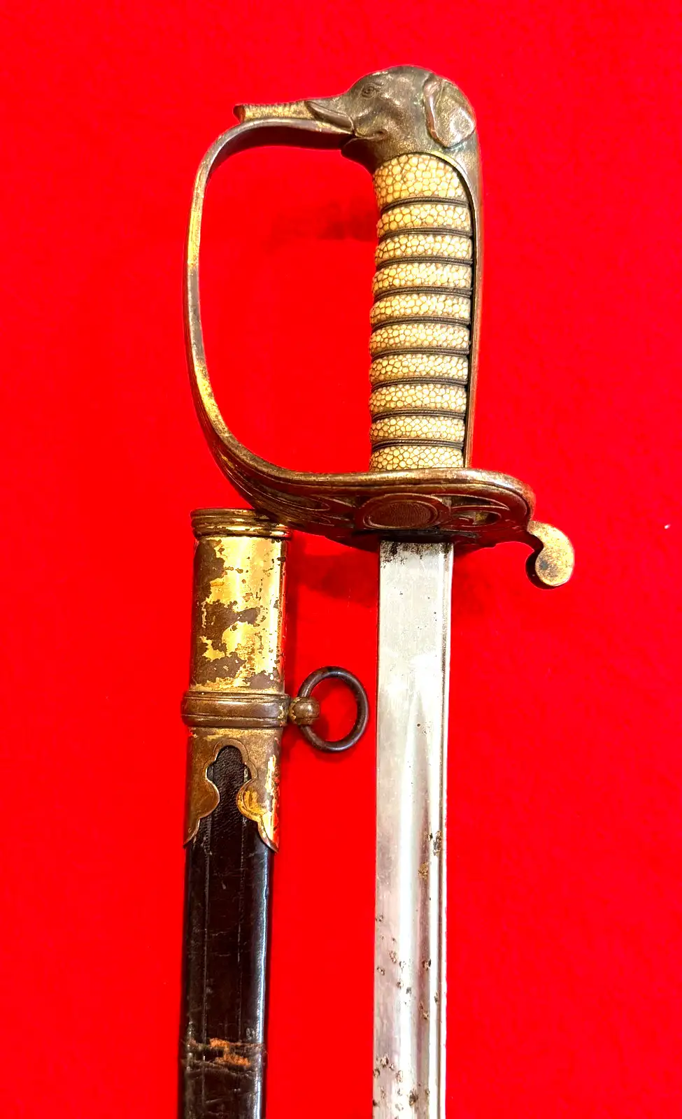 Thai Pattern Elephant Head Dress Sword - 5