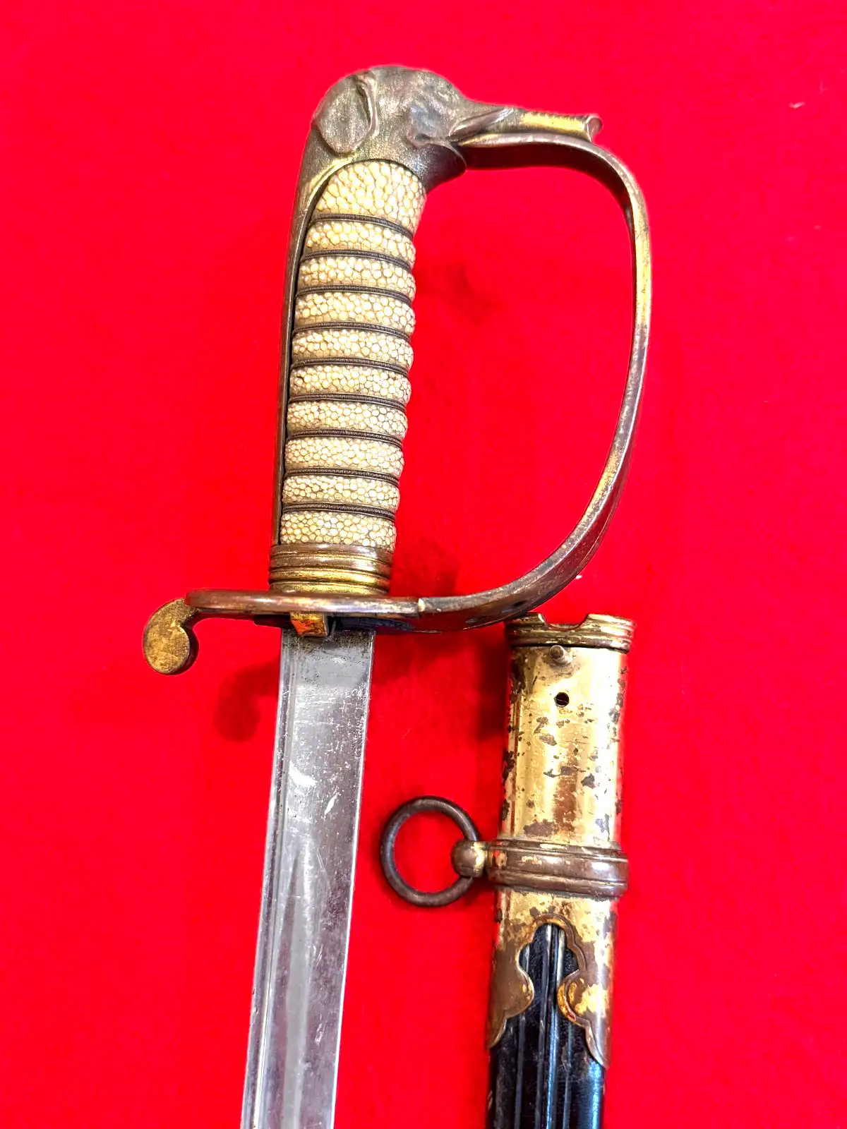 Thai Pattern Elephant Head Dress Sword - 8