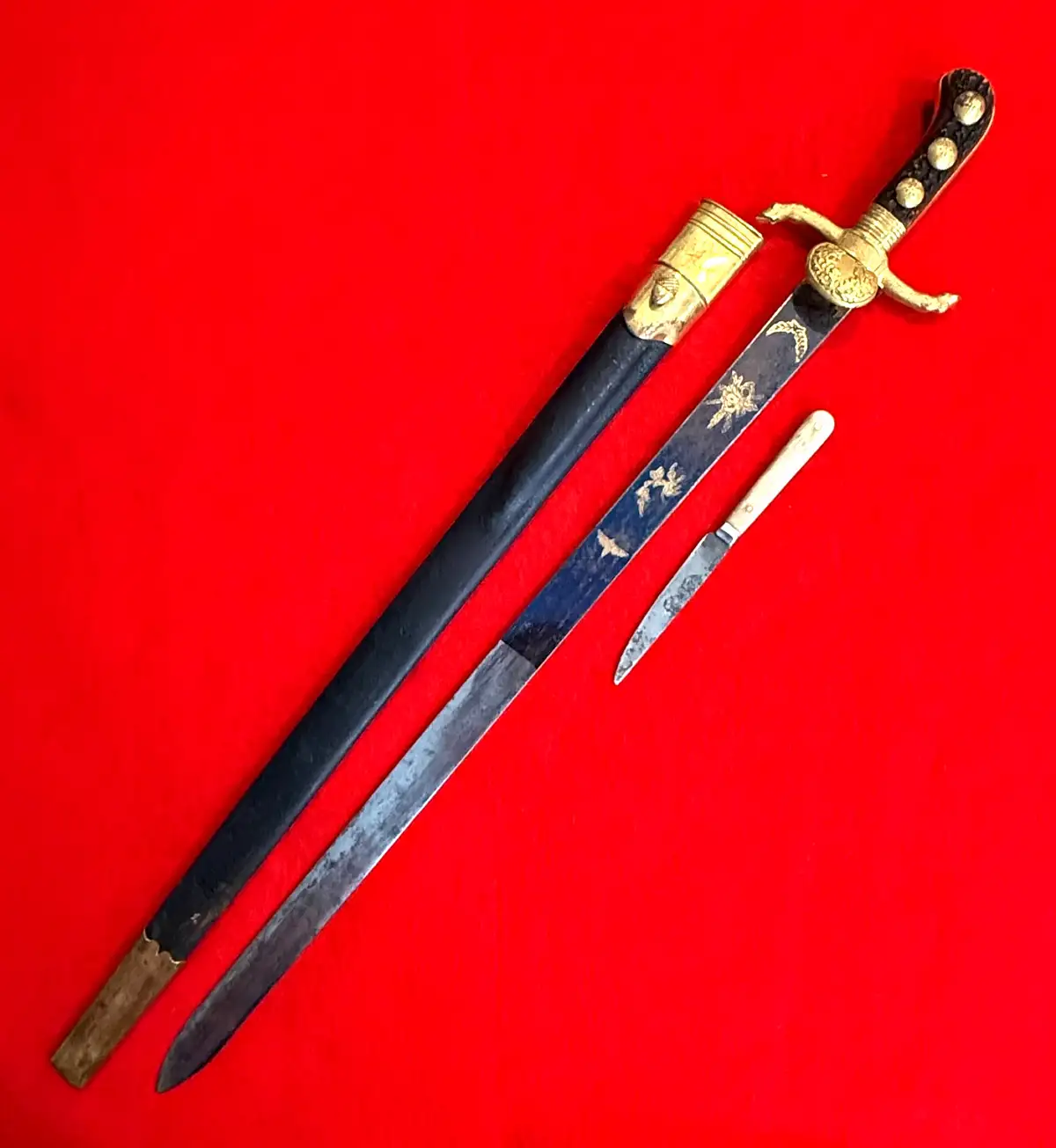 German 19th Century Hirschfänger Hunting Sword - View 3