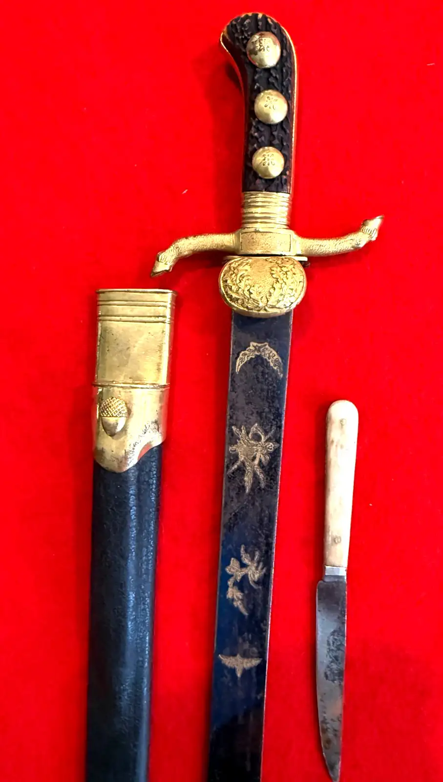 German 19th Century Hirschfänger Hunting Sword - View 7