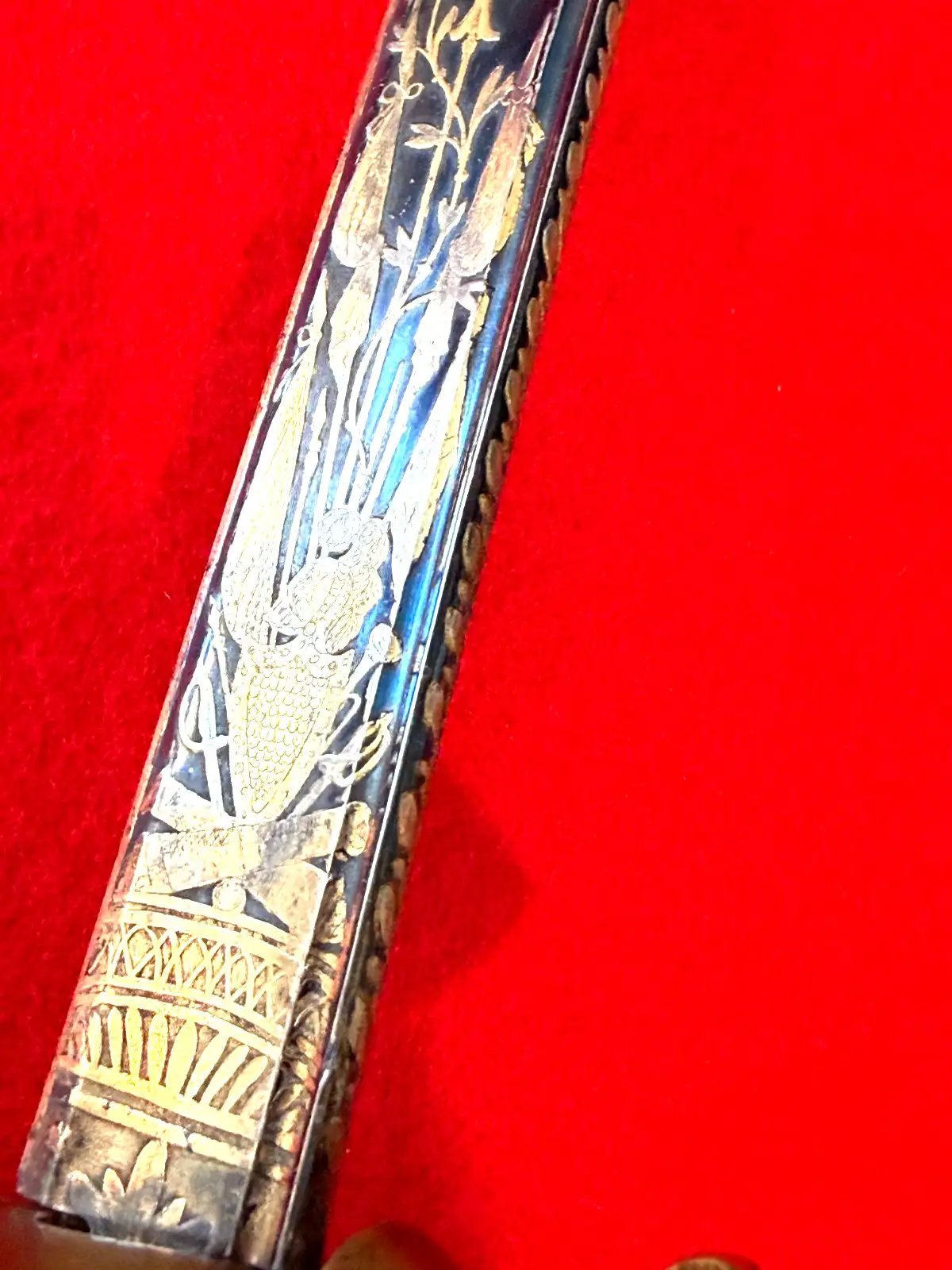 Italian WW2 Officer Sword Lion Head Pommel - View 11