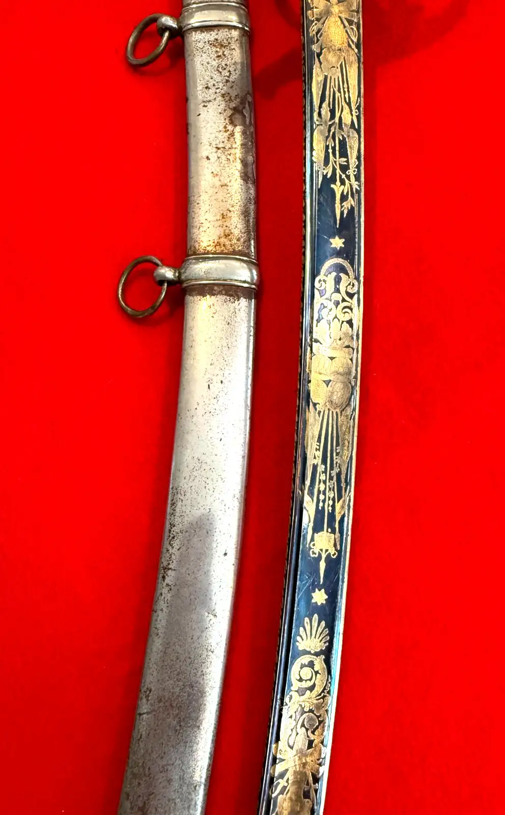 Italian WW2 Officer Sword Lion Head Pommel - View 15