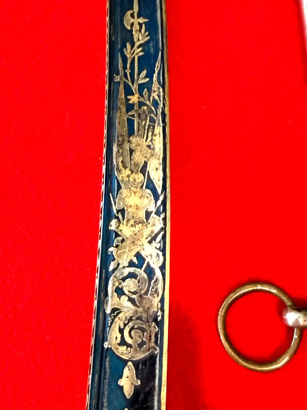 Italian WW2 Officer Sword Lion Head Pommel - View 9
