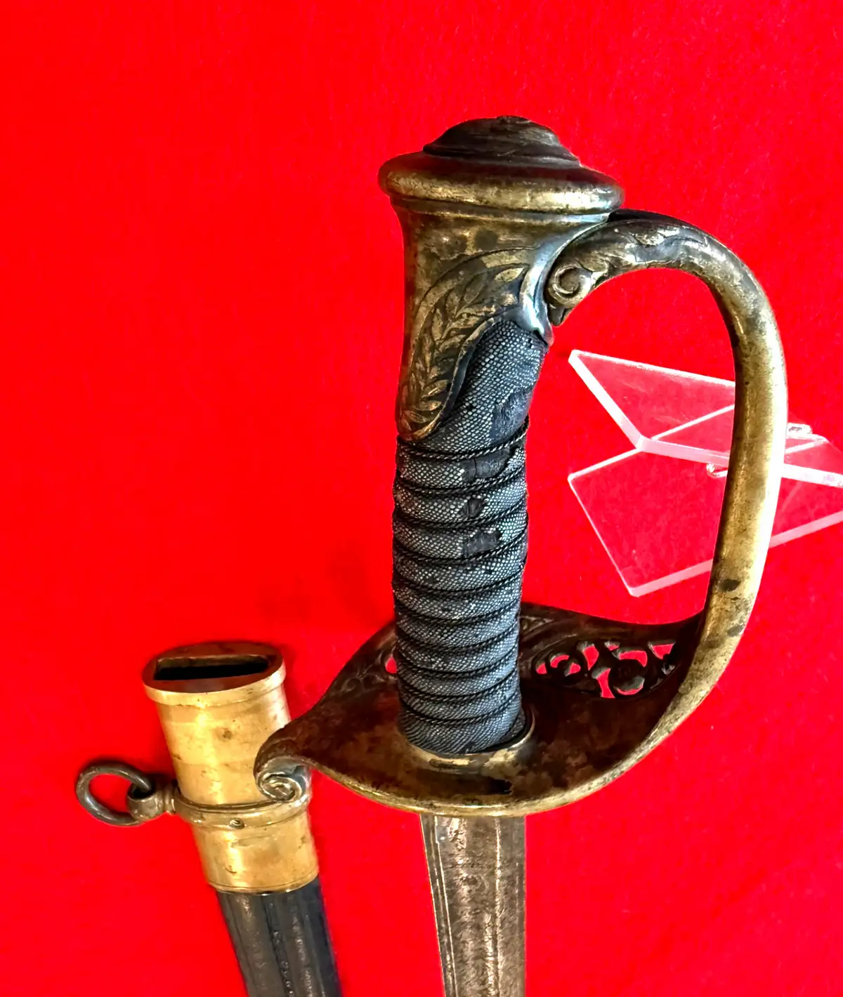 US Civil War M1850 Foot Officer Sword - View 12