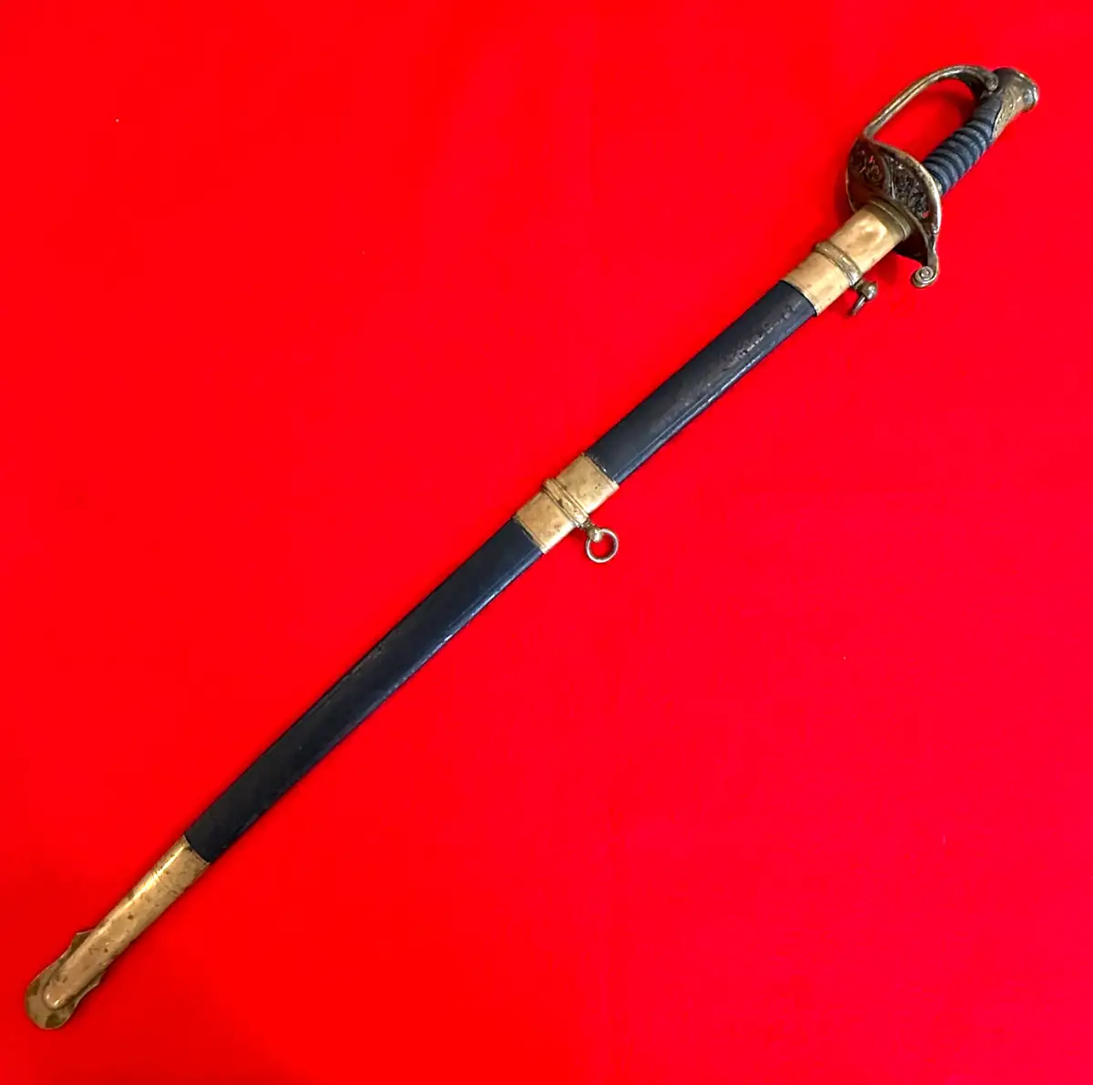 US Civil War M1850 Foot Officer Sword alternate view