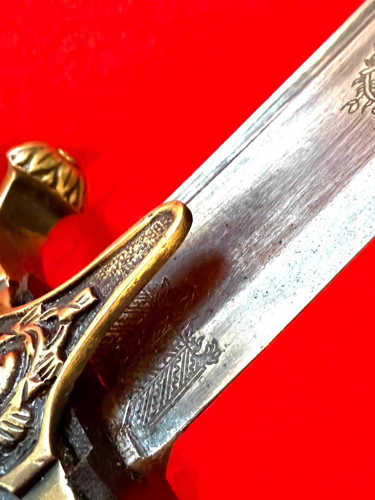 French Napoleonic Officer Sword Lion Pommel - View 14