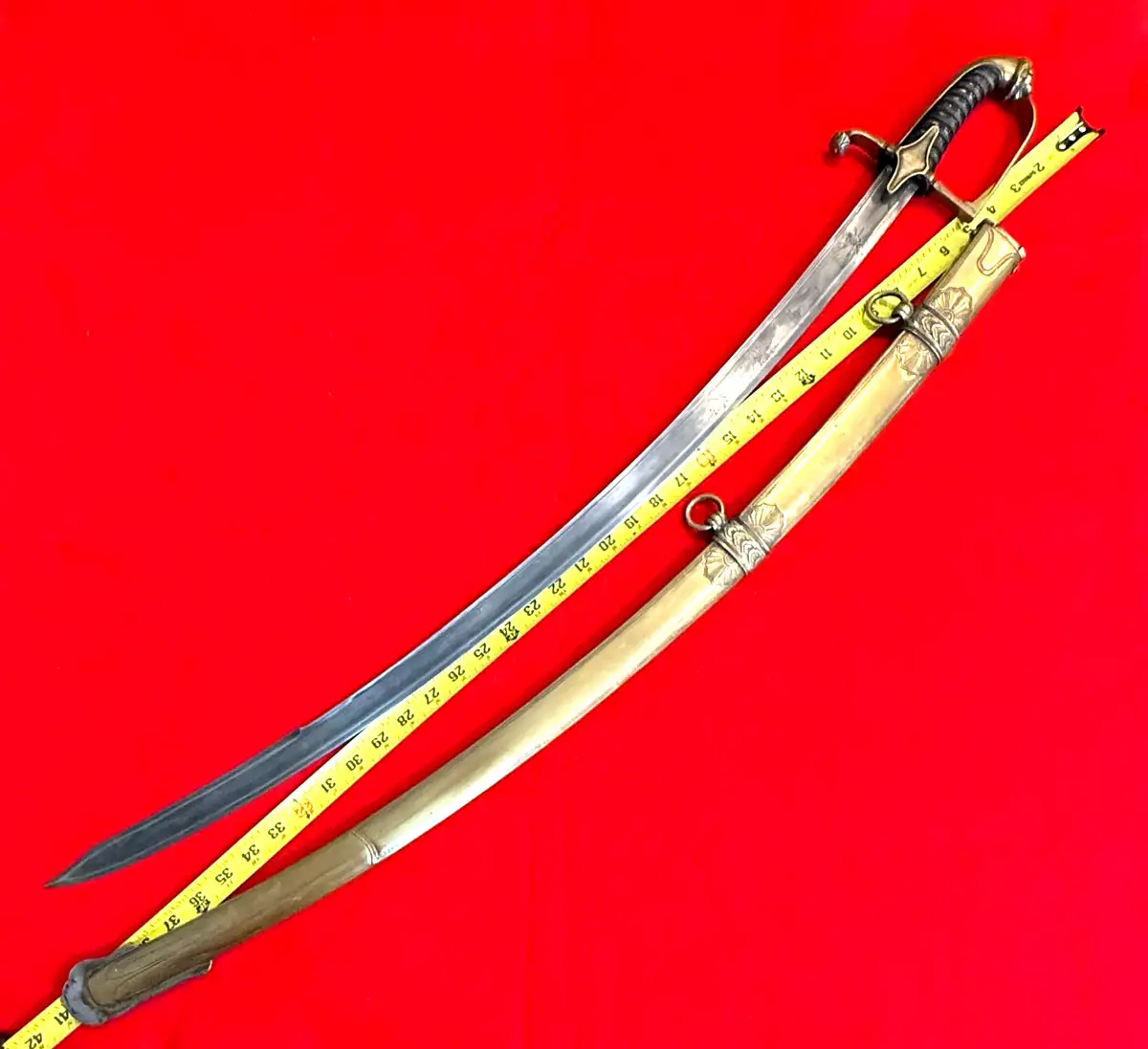 French Napoleonic Officer Sword Lion Pommel - View 4