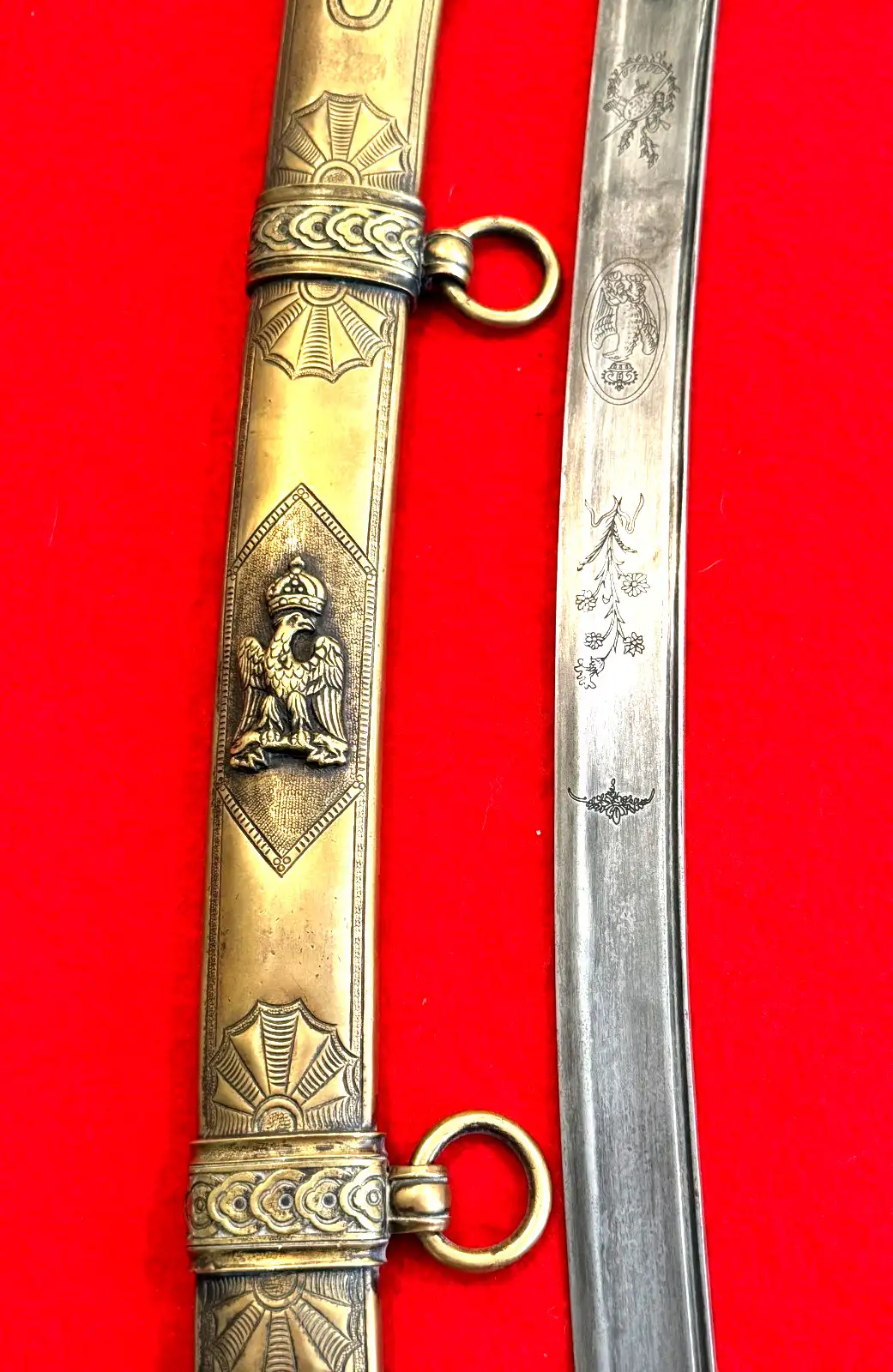 French Napoleonic Officer Sword Lion Pommel - View 7