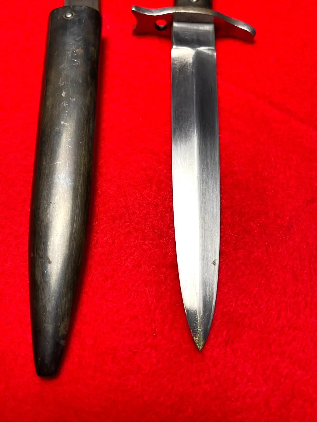 German WW1 Ersatz M1915 Bayonet Erfurt Marked - View 4