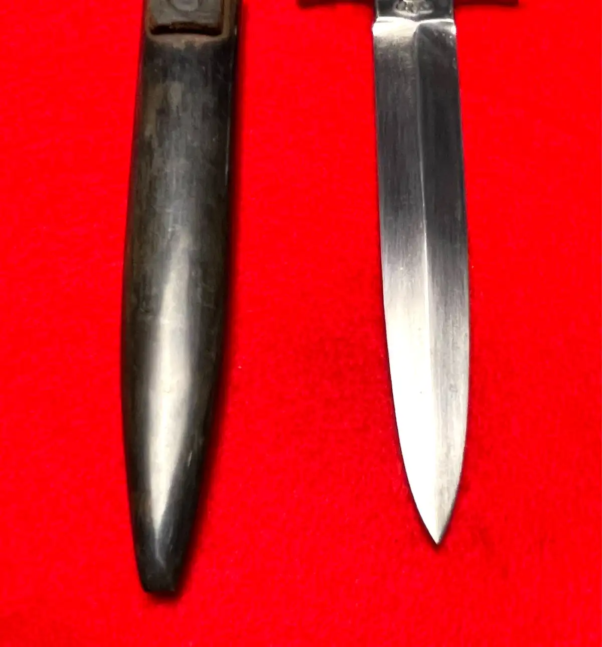 German WW1 Ersatz M1915 Bayonet Erfurt Marked - View 5