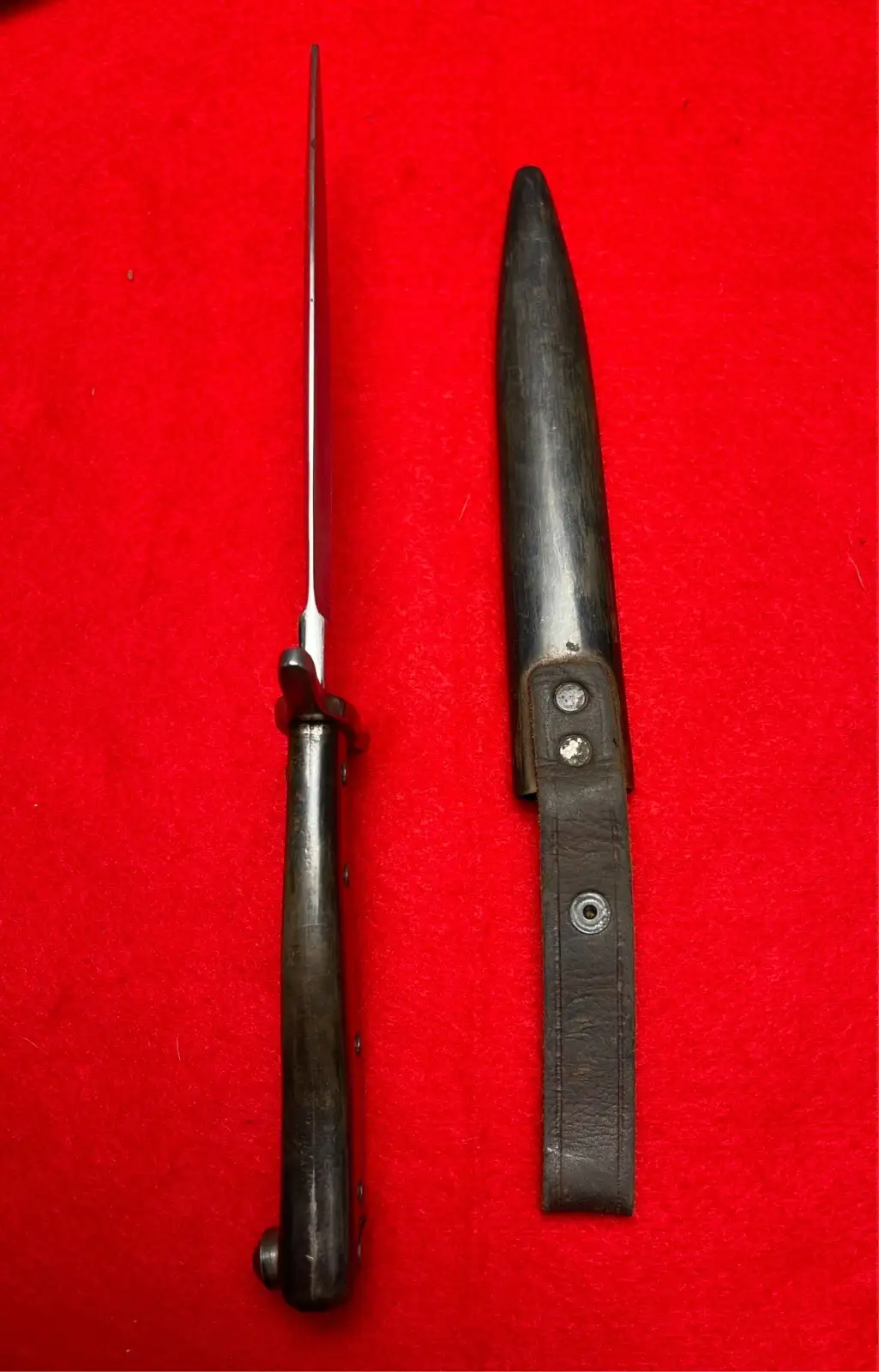 German WW1 Ersatz M1915 Bayonet Erfurt Marked - View 7