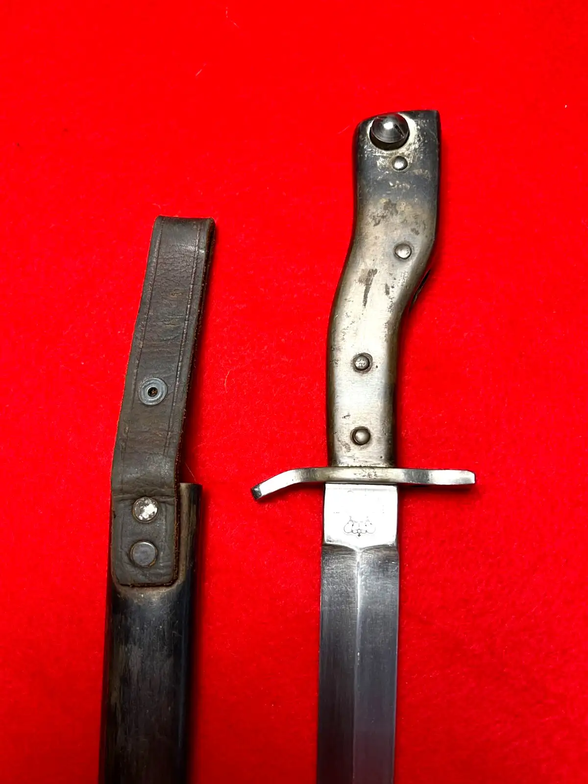 German WW1 Ersatz M1915 Bayonet Erfurt Marked - View 8