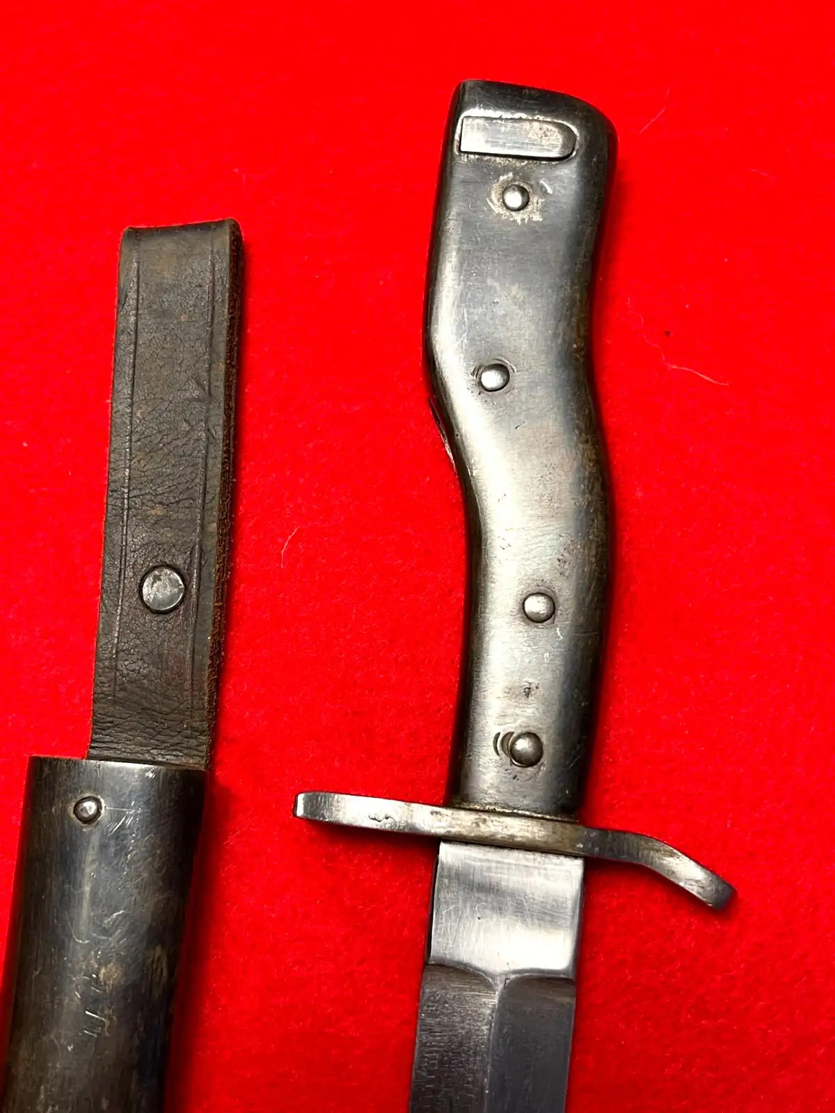 German WW1 Ersatz M1915 Bayonet Erfurt Marked - View 9