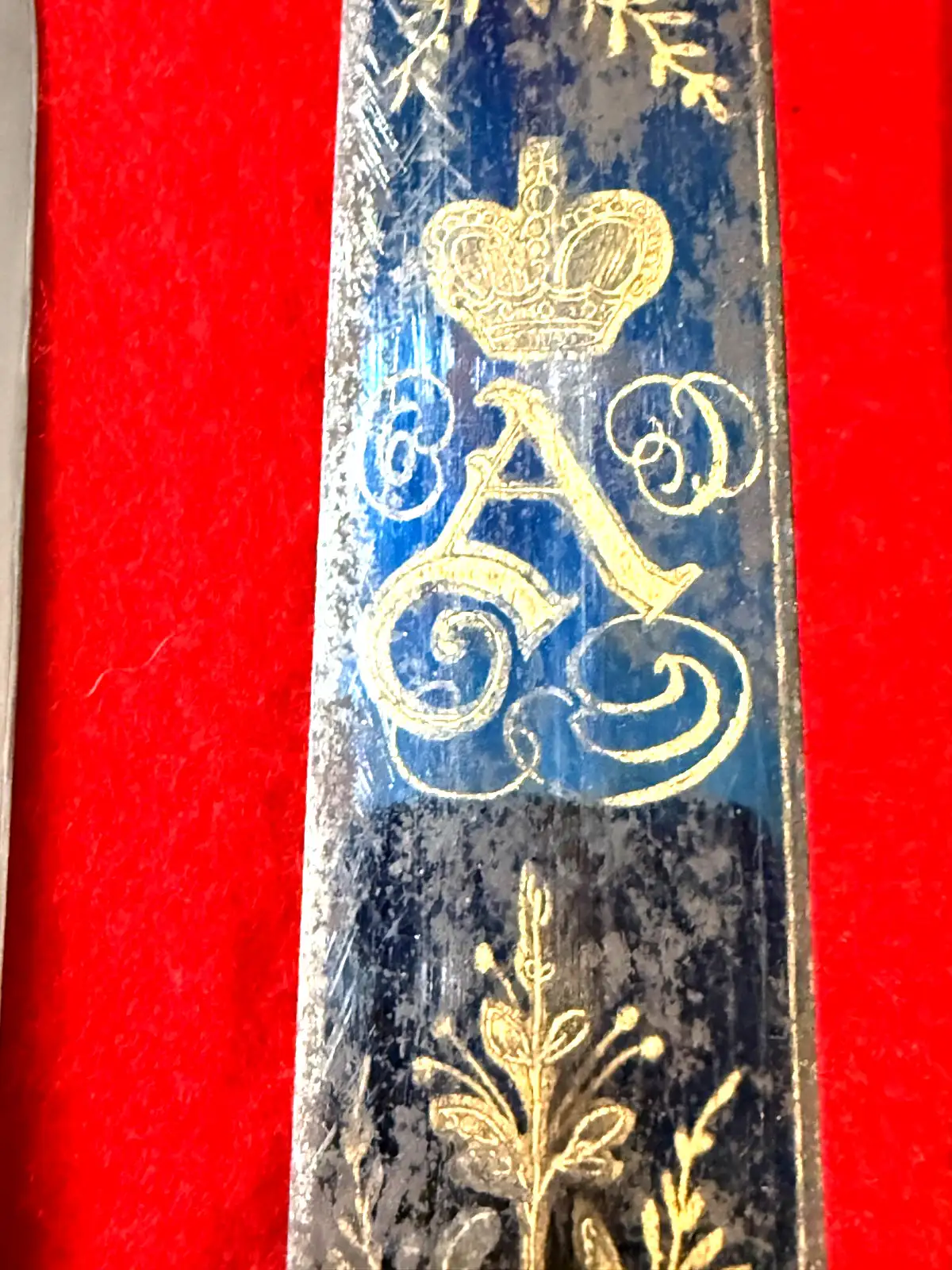 German 18th Century Hunting Sword With Knife - View 11