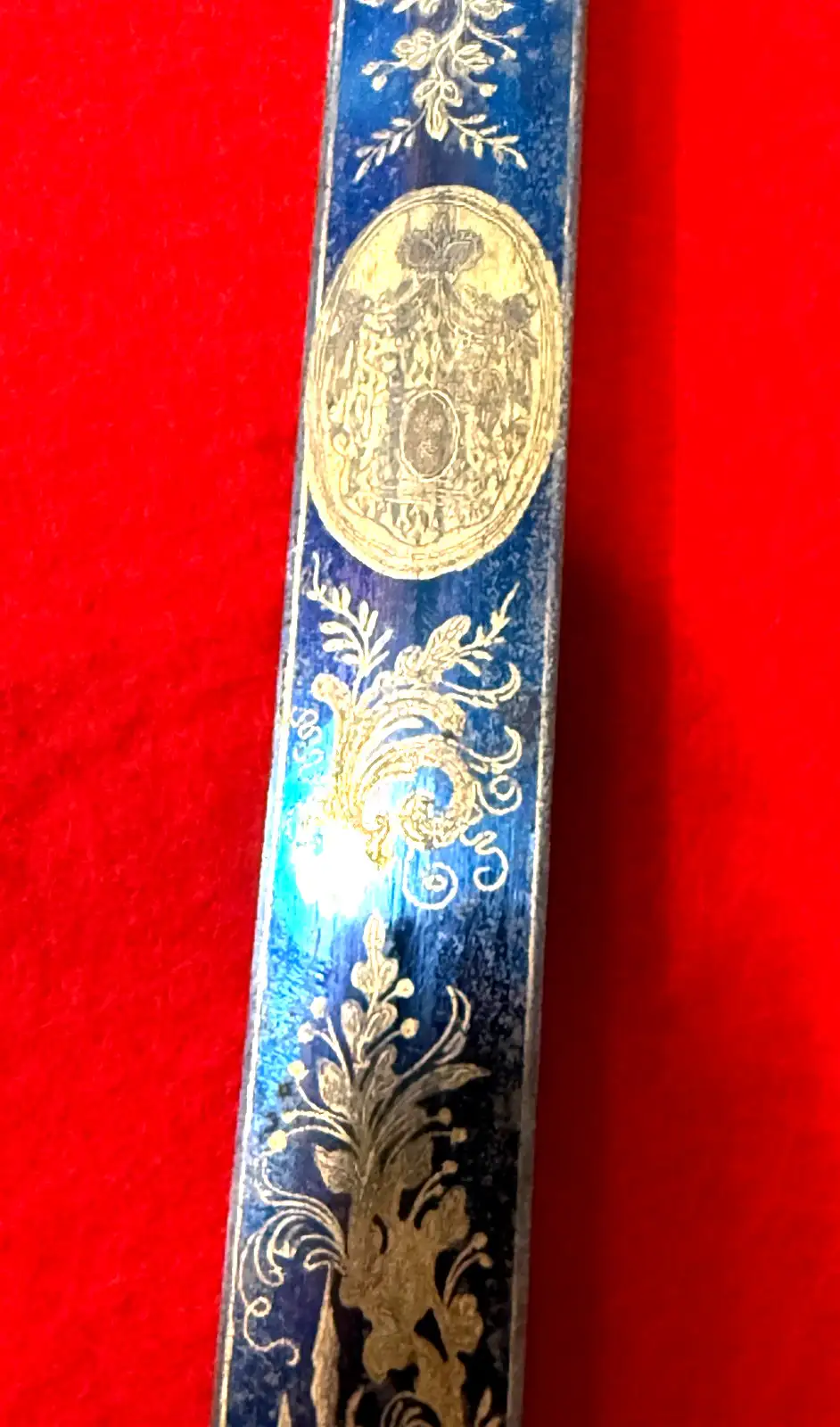 German 18th Century Hunting Sword With Knife - View 13