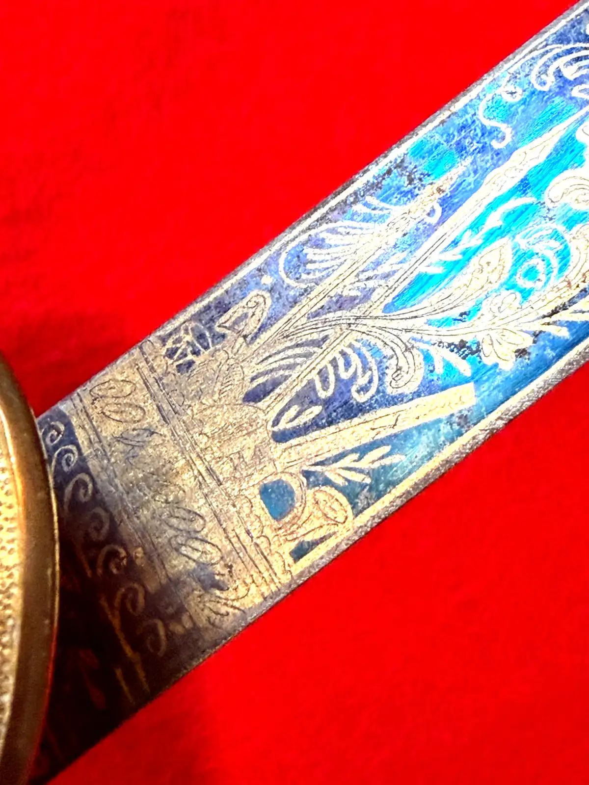 German 18th Century Hunting Sword With Knife - View 14