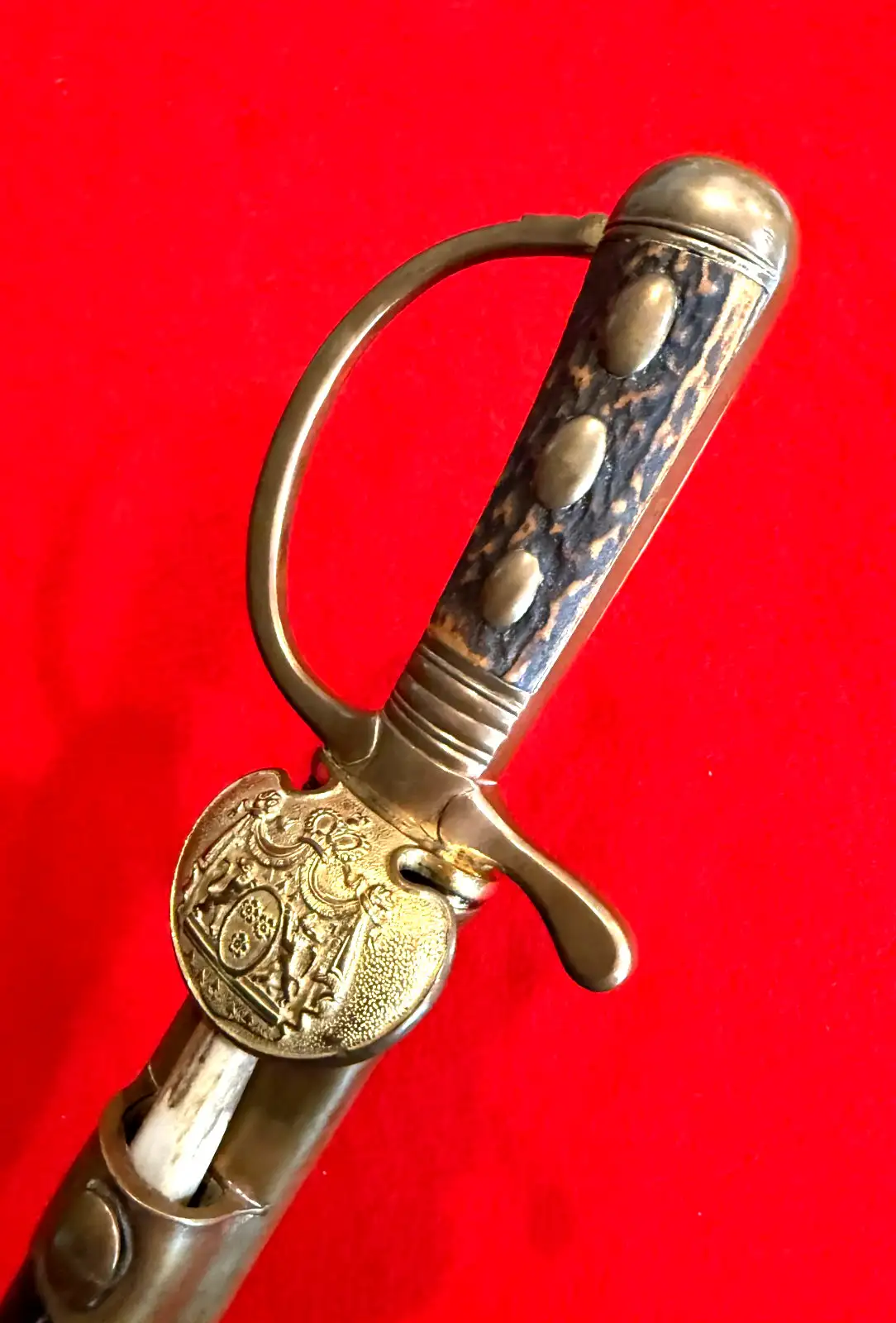 German 18th Century Hunting Sword With Knife - View 15