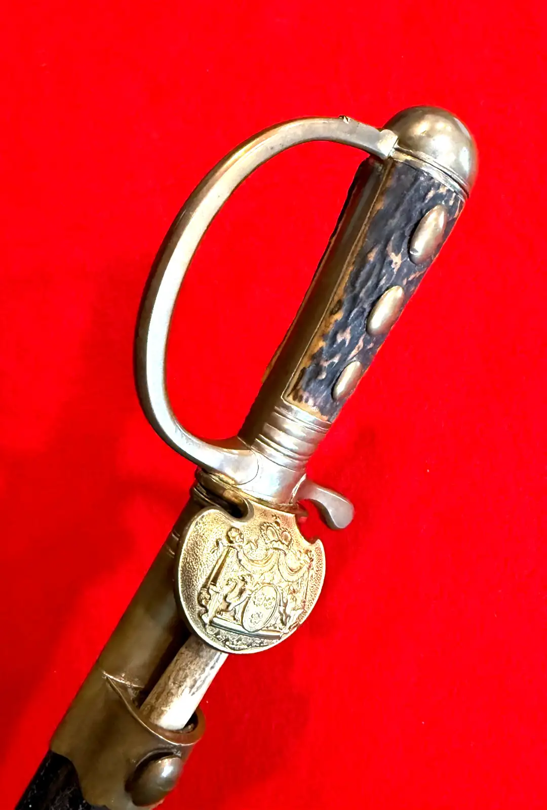 German 18th Century Hunting Sword With Knife - View 16