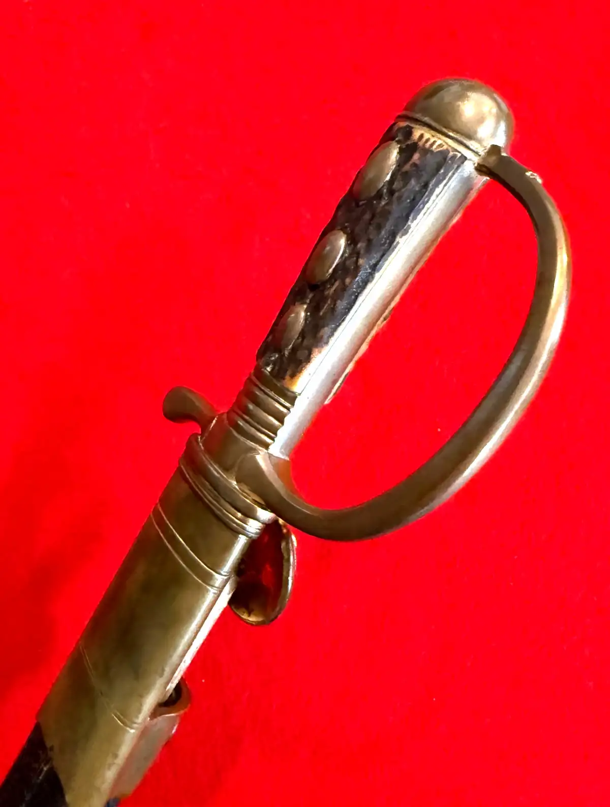 German 18th Century Hunting Sword With Knife - View 17