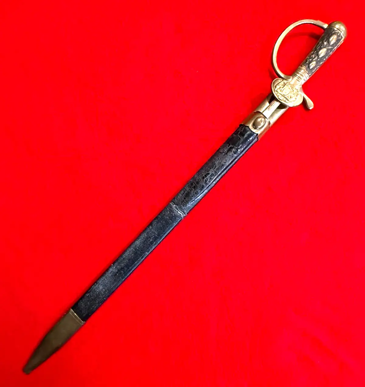 German 18th Century Hunting Sword With Knife alternate view