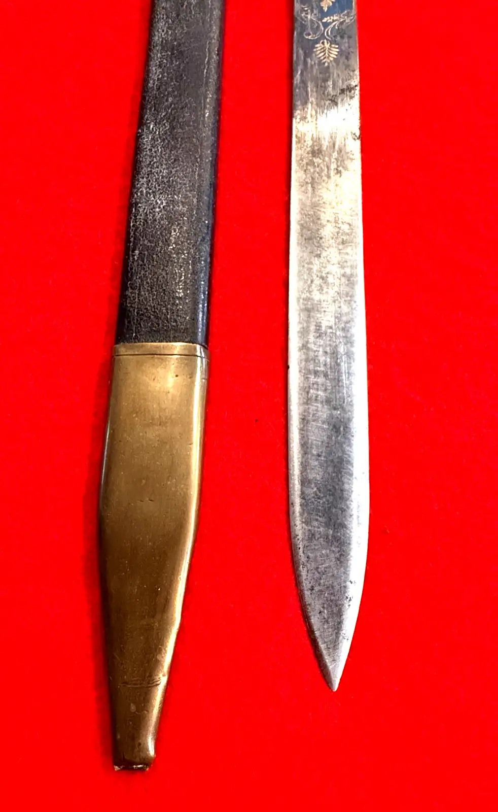 German 18th Century Hunting Sword With Knife - View 5