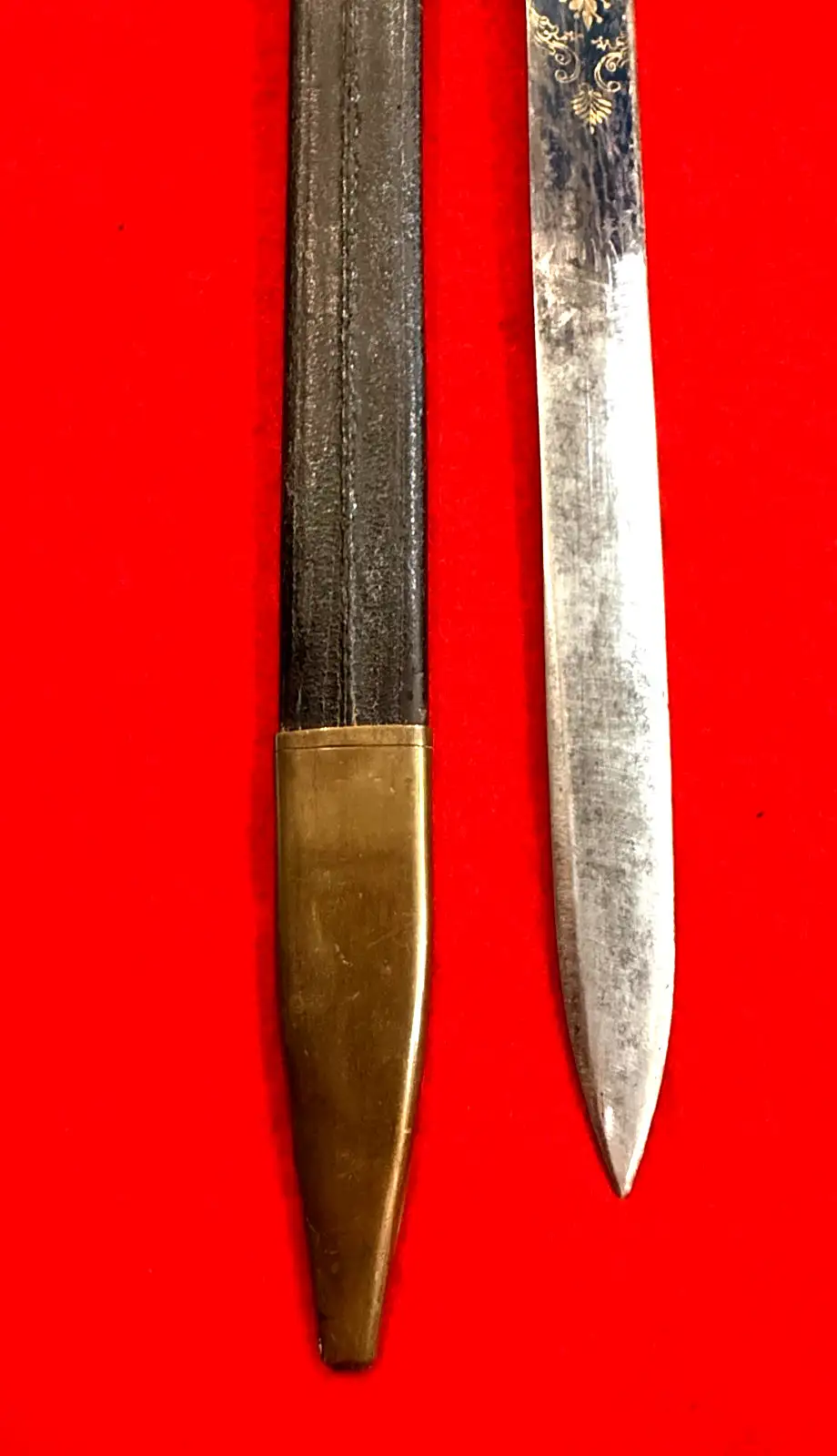 German 18th Century Hunting Sword With Knife - View 8