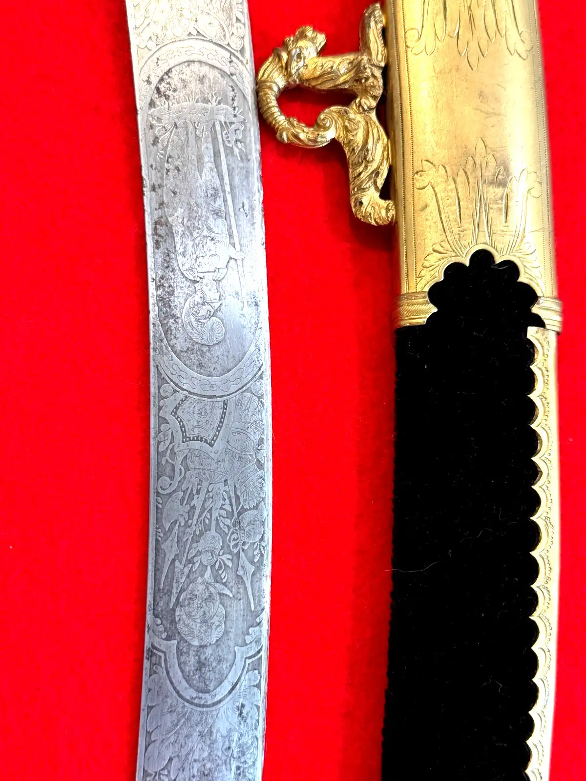 British Georgian Mameluke Officer Sabre - View 12