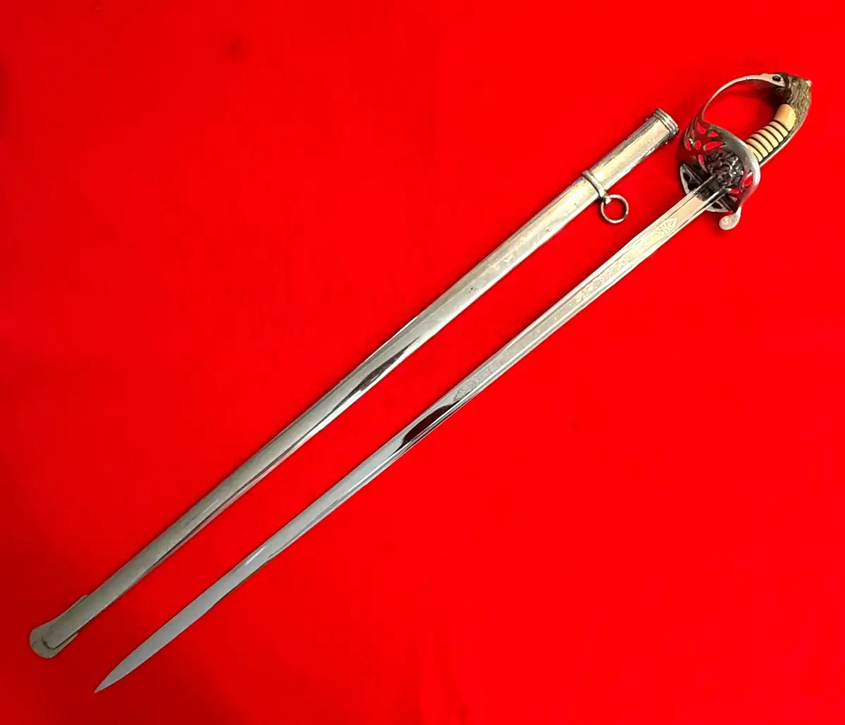 Mexican Revolution Officer Sword Toledo Blade alternate view