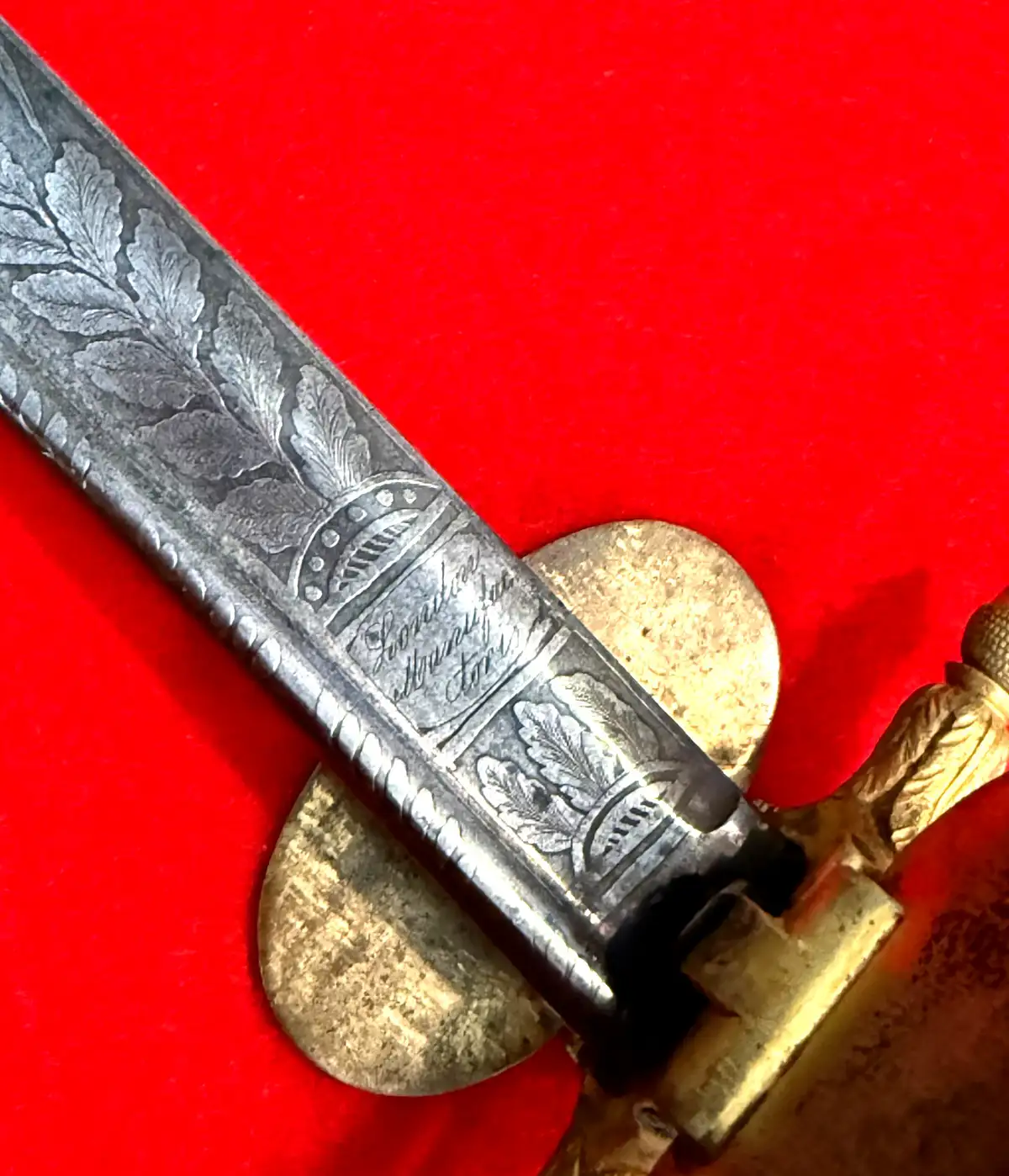 US M1841 Naval Officer Sword With Scabbard - View 12