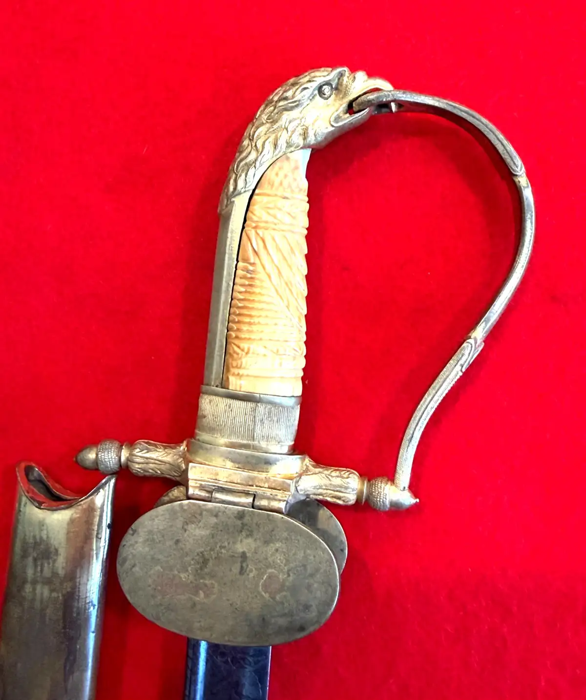 US M1841 Naval Officer Sword With Scabbard - View 14