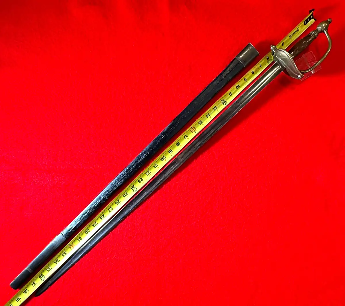 British P1796 Officer Sword With Scabbard - View 4