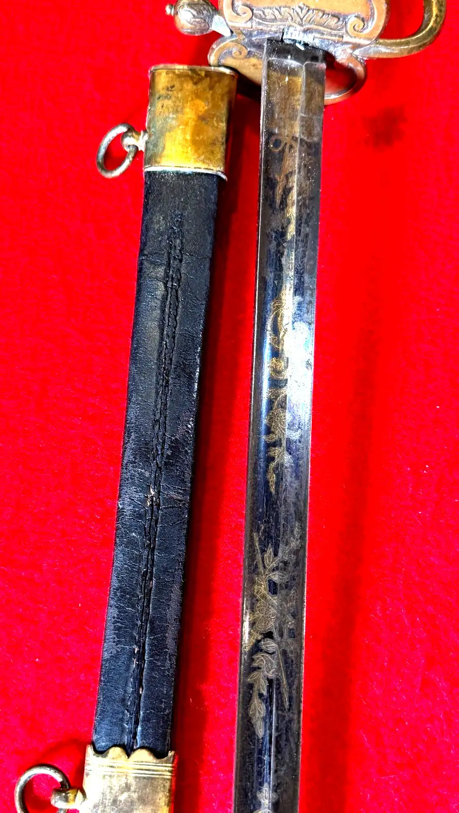 British P1796 Blue and Gilt Officer's Sword - View 11