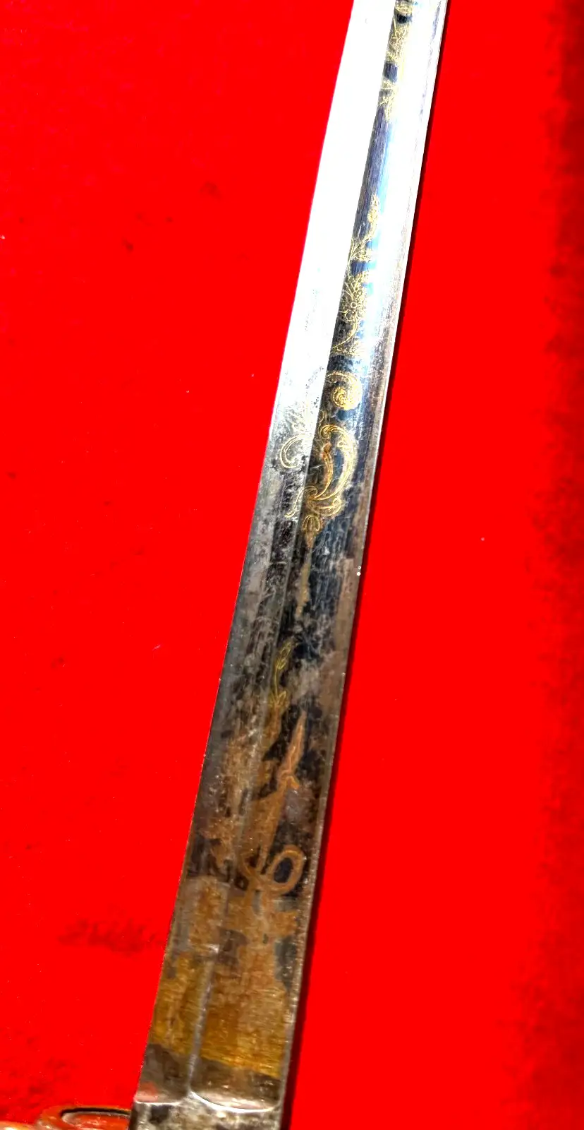 British P1796 Blue and Gilt Officer's Sword - View 14