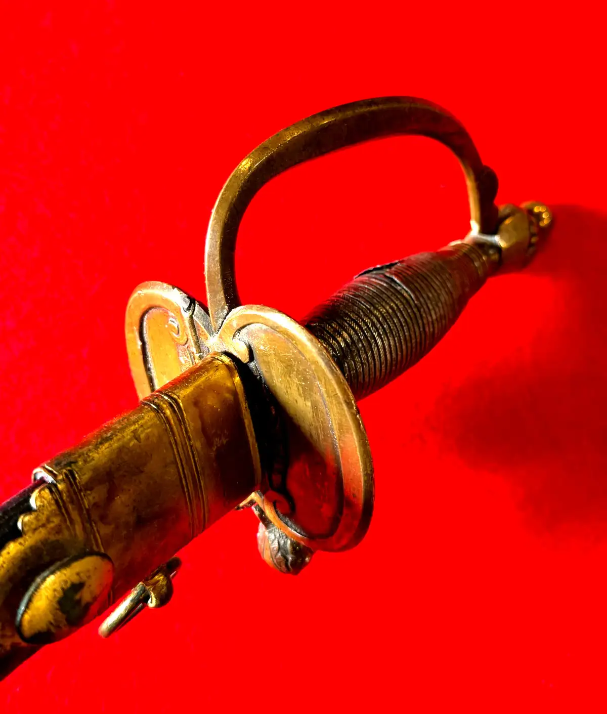 British P1796 Blue and Gilt Officer's Sword - View 15