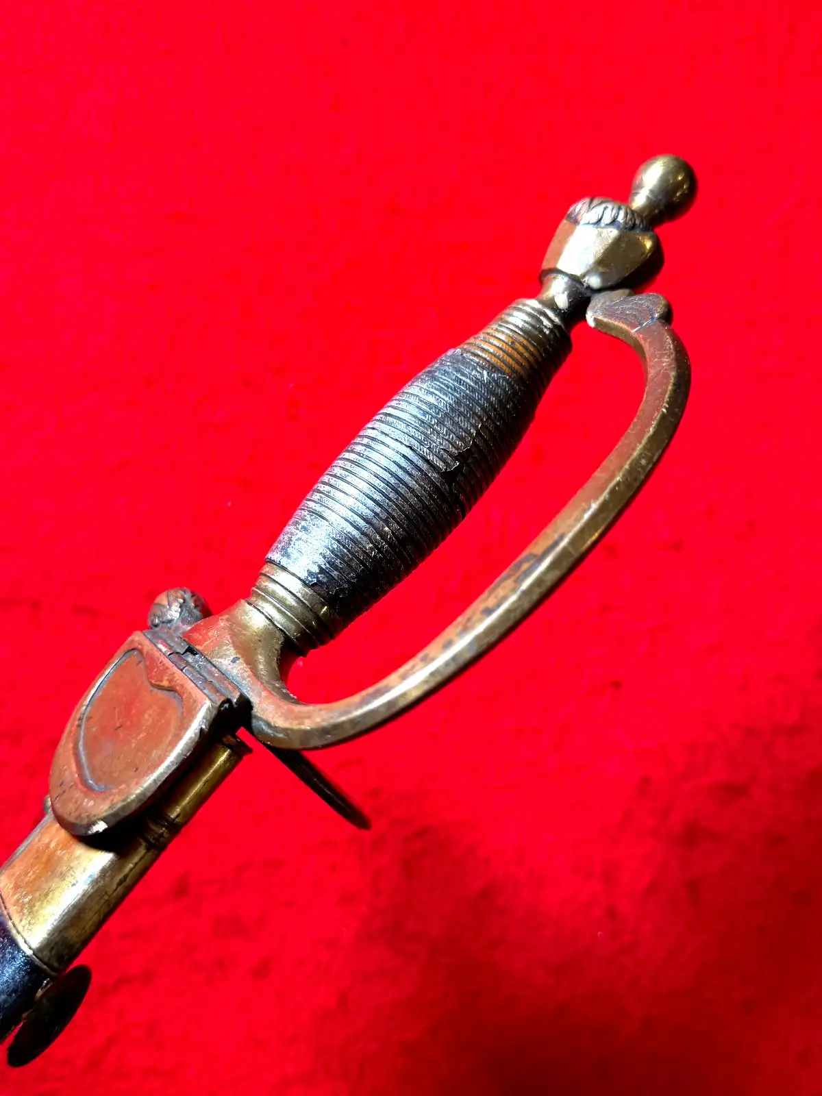 British P1796 Blue and Gilt Officer's Sword - View 19