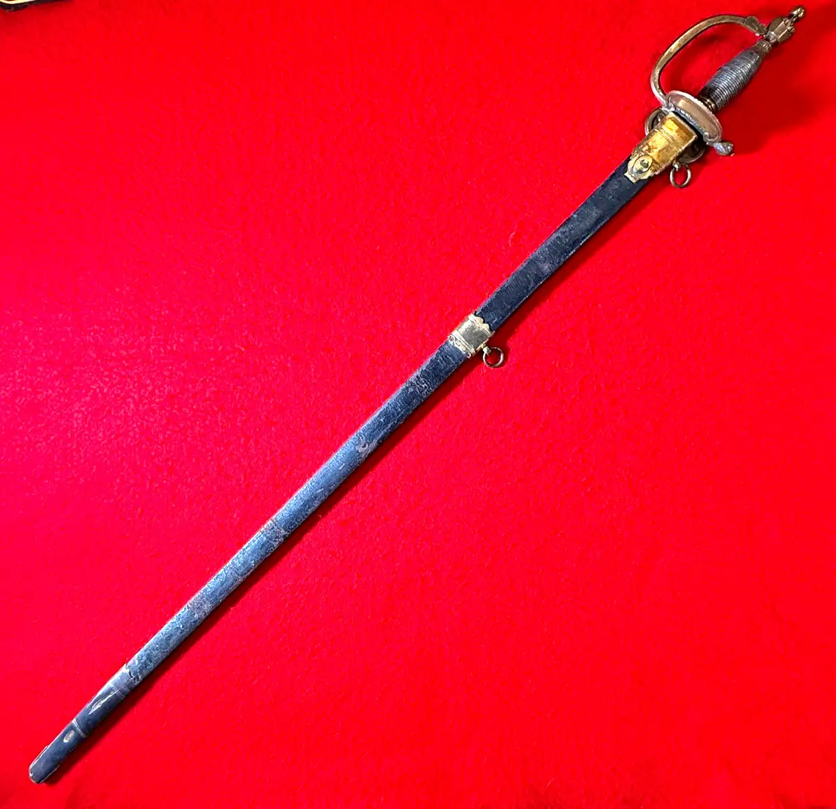British P1796 Blue and Gilt Officer's Sword alternate view