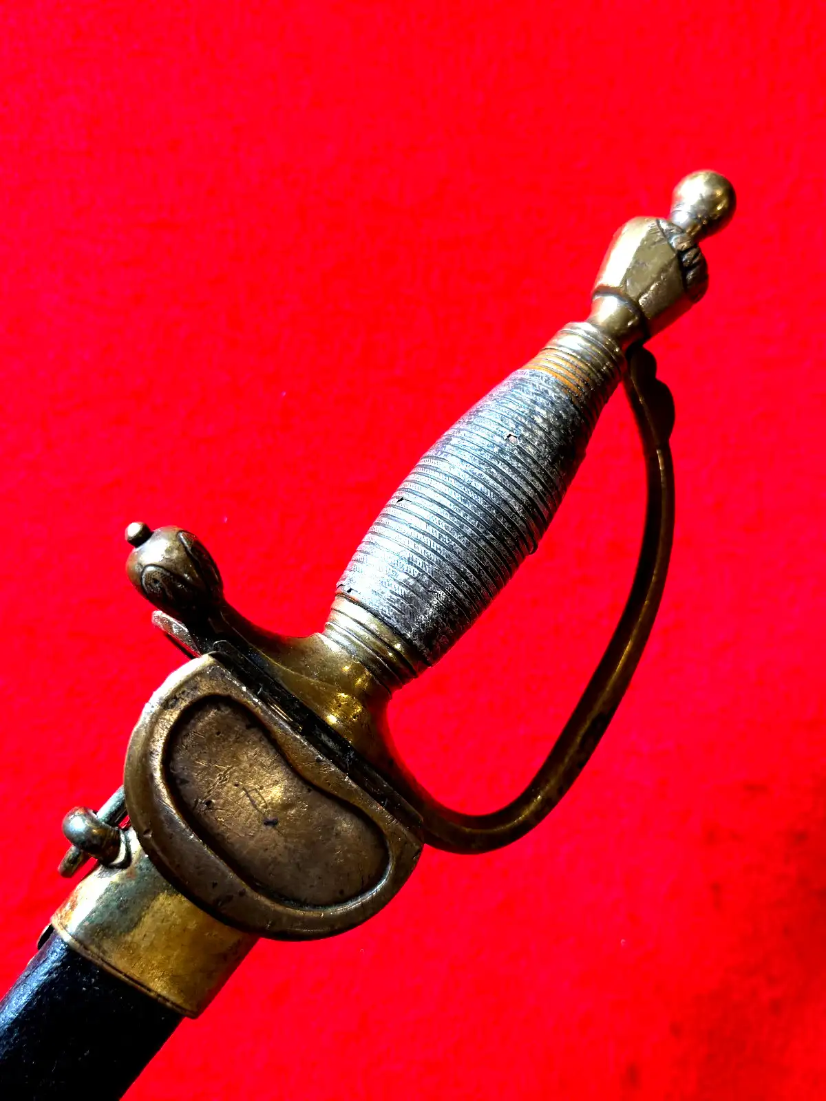 British P1796 Blue and Gilt Officer's Sword - View 20