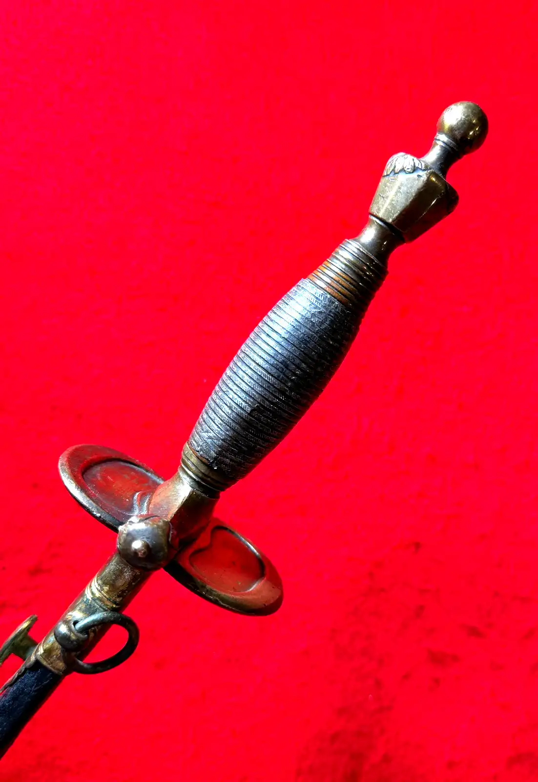 British P1796 Blue and Gilt Officer's Sword - View 21