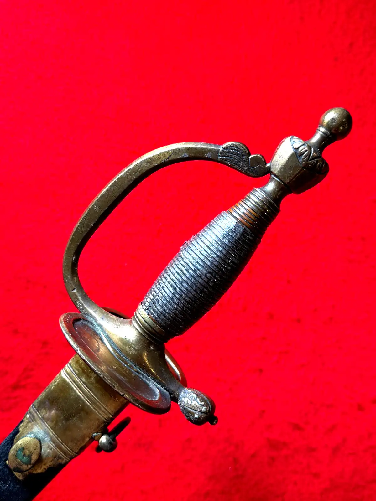 British P1796 Blue and Gilt Officer's Sword - View 22