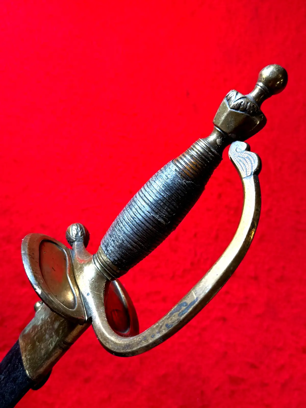 British P1796 Blue and Gilt Officer's Sword - View 23