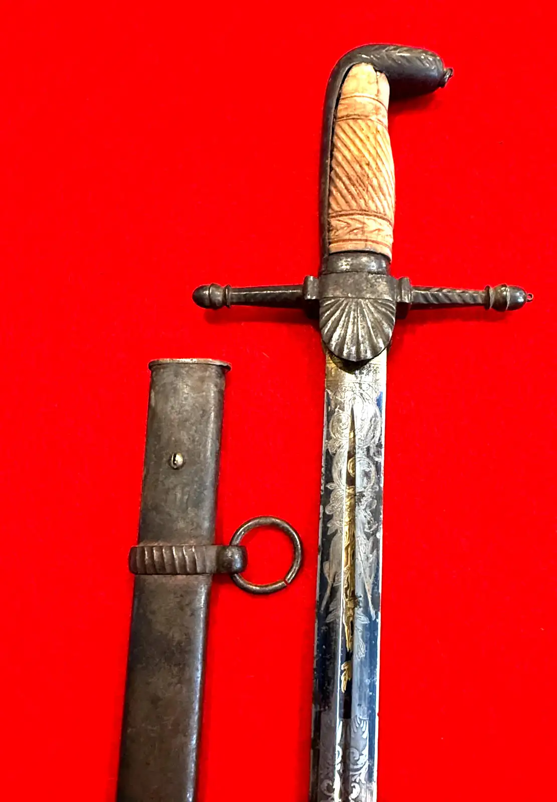 US Circa 1820 Officer Sword by P. Knecht - View 9