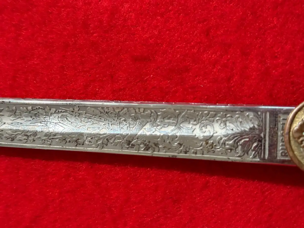 German Venezuelan Army Lion Head Officer Sword - View 11