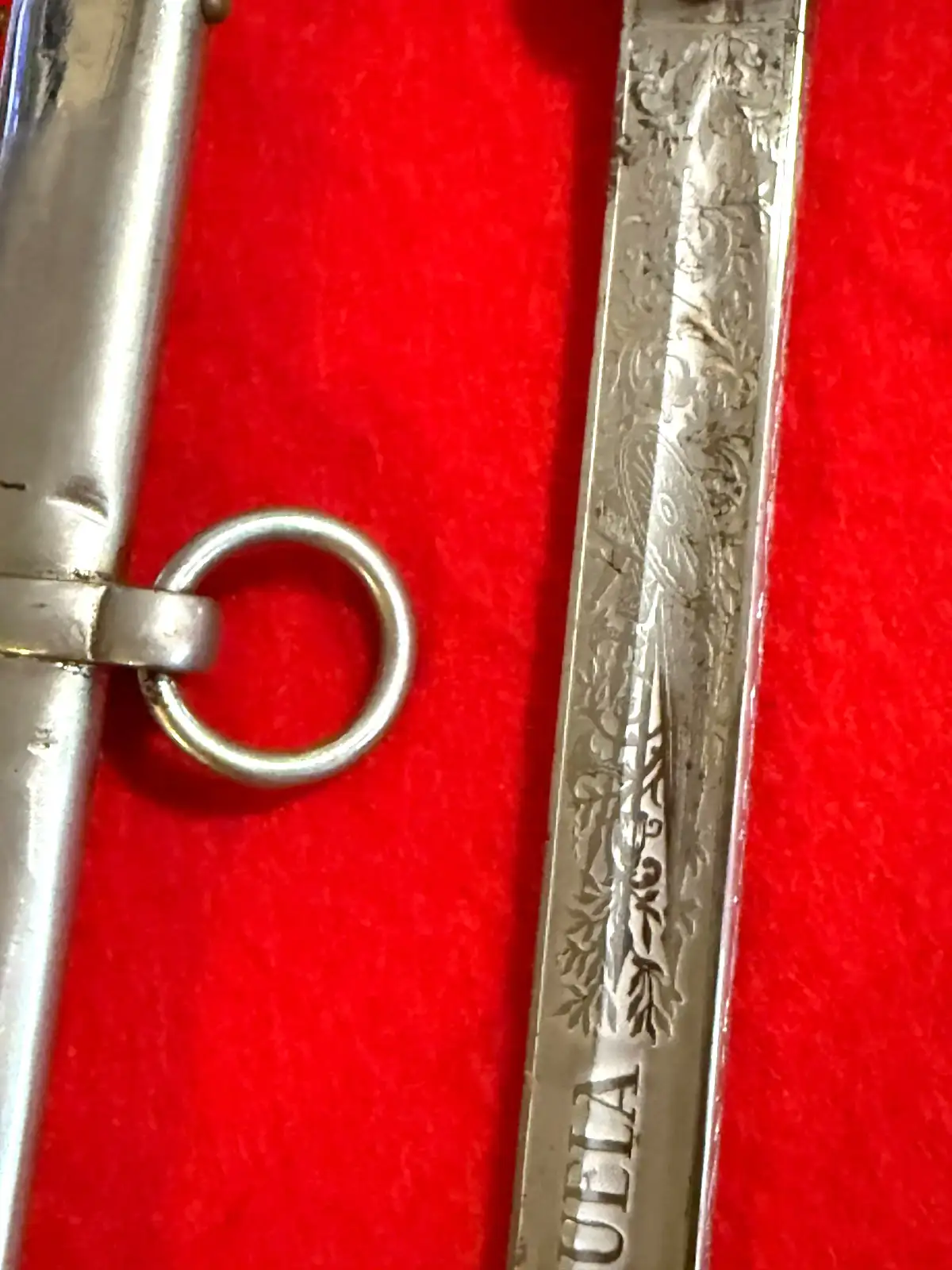 German Venezuelan Army Lion Head Officer Sword - View 6