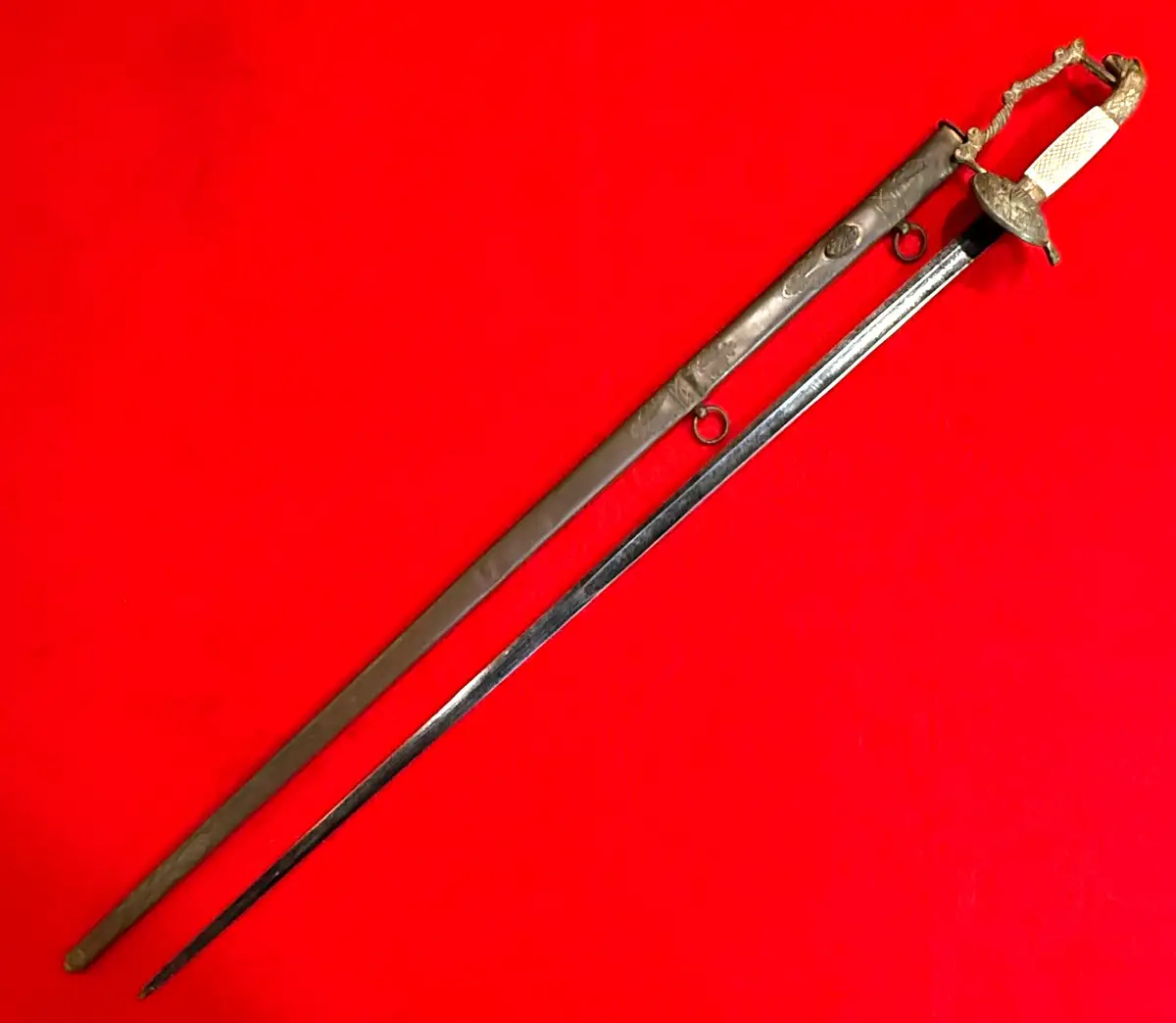 US Eagle Head Artillery Officer Sword - 3